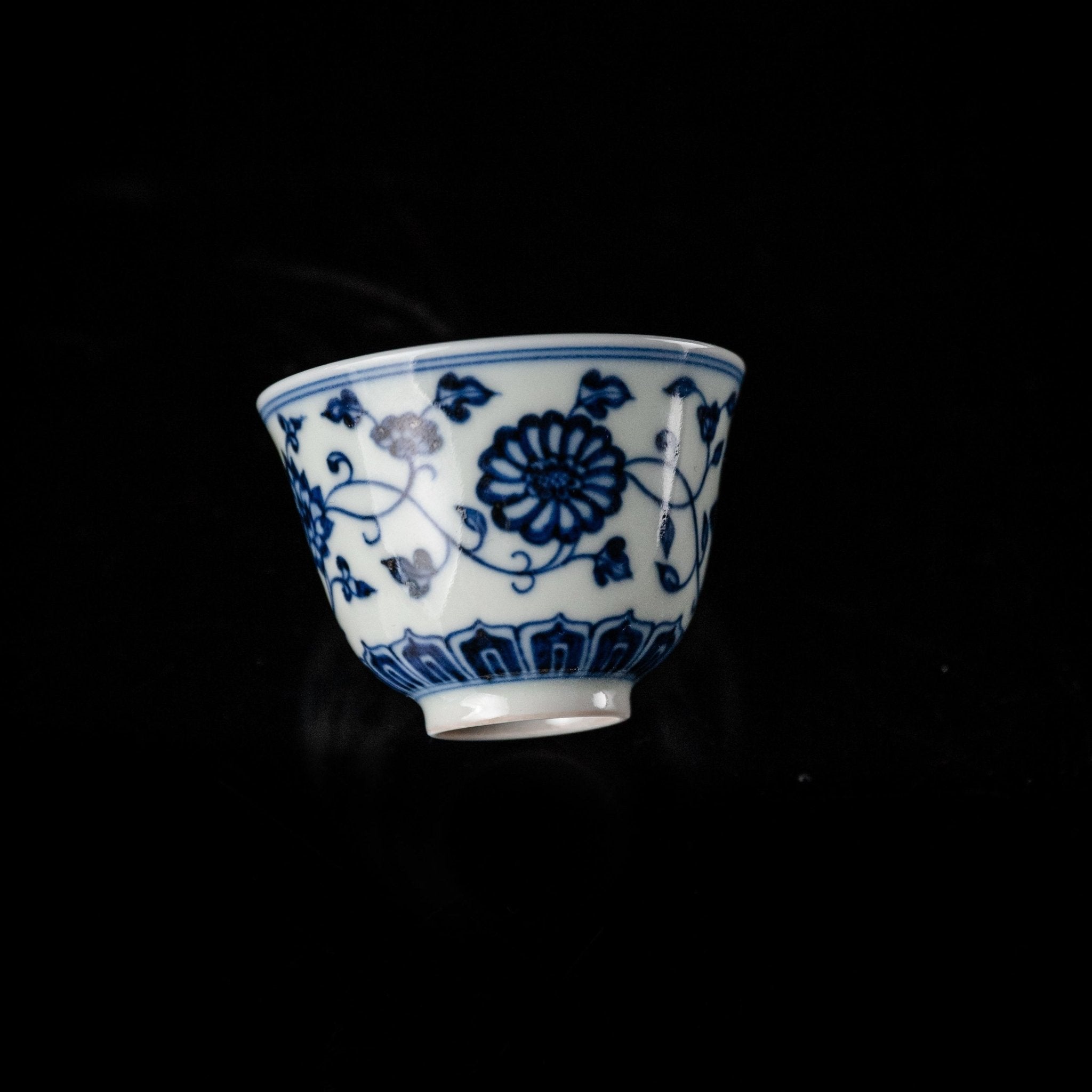 Si Ji Hua Hui 120cc - Jing De Zhen Porcelain Gaiwan zycschina