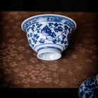 Si Ji Hua Hui 50cc - Jing De Zhen Porcelain Gaiwan - zycs_China