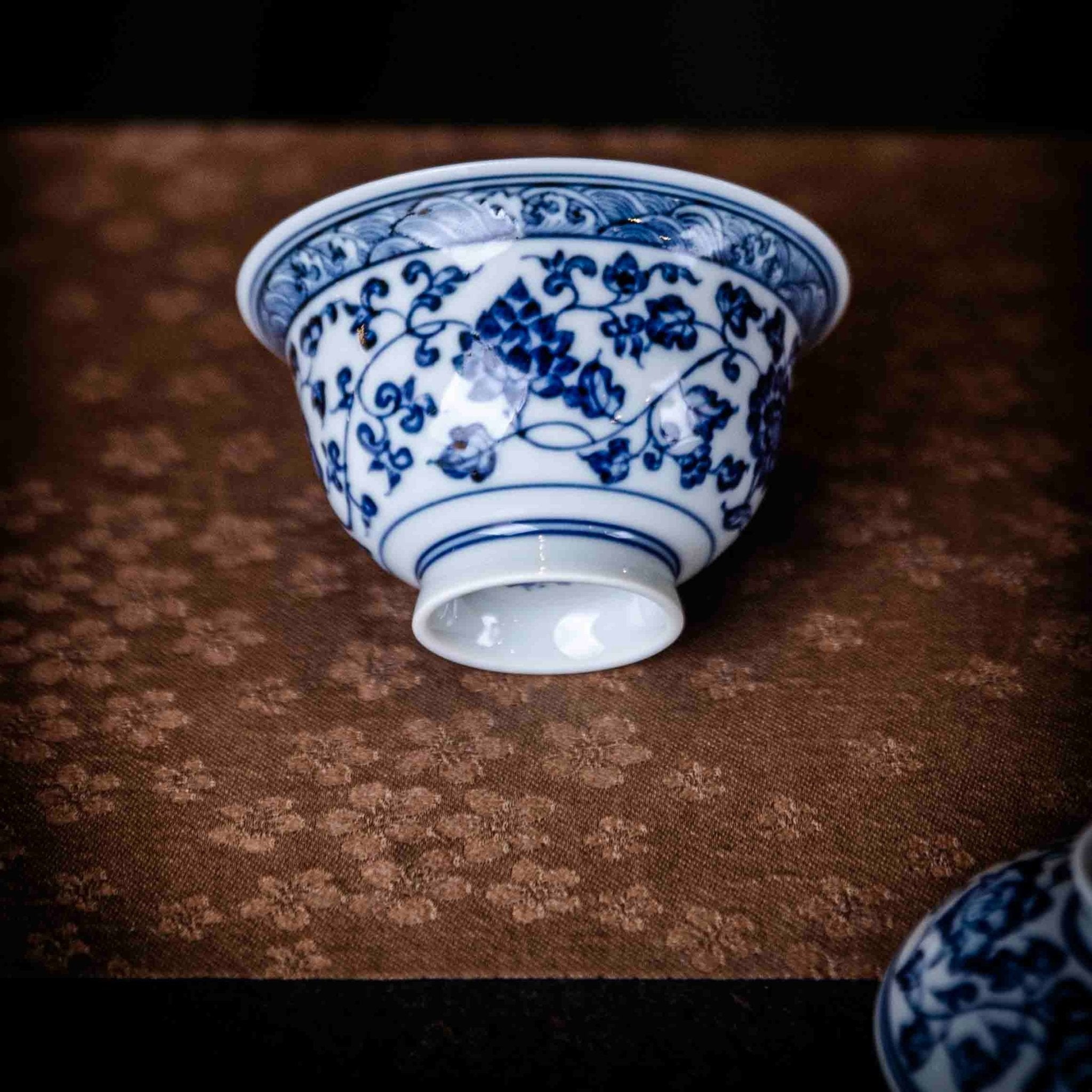 Si Ji Hua Hui 50cc - Jing De Zhen Porcelain Gaiwan - zycs_China