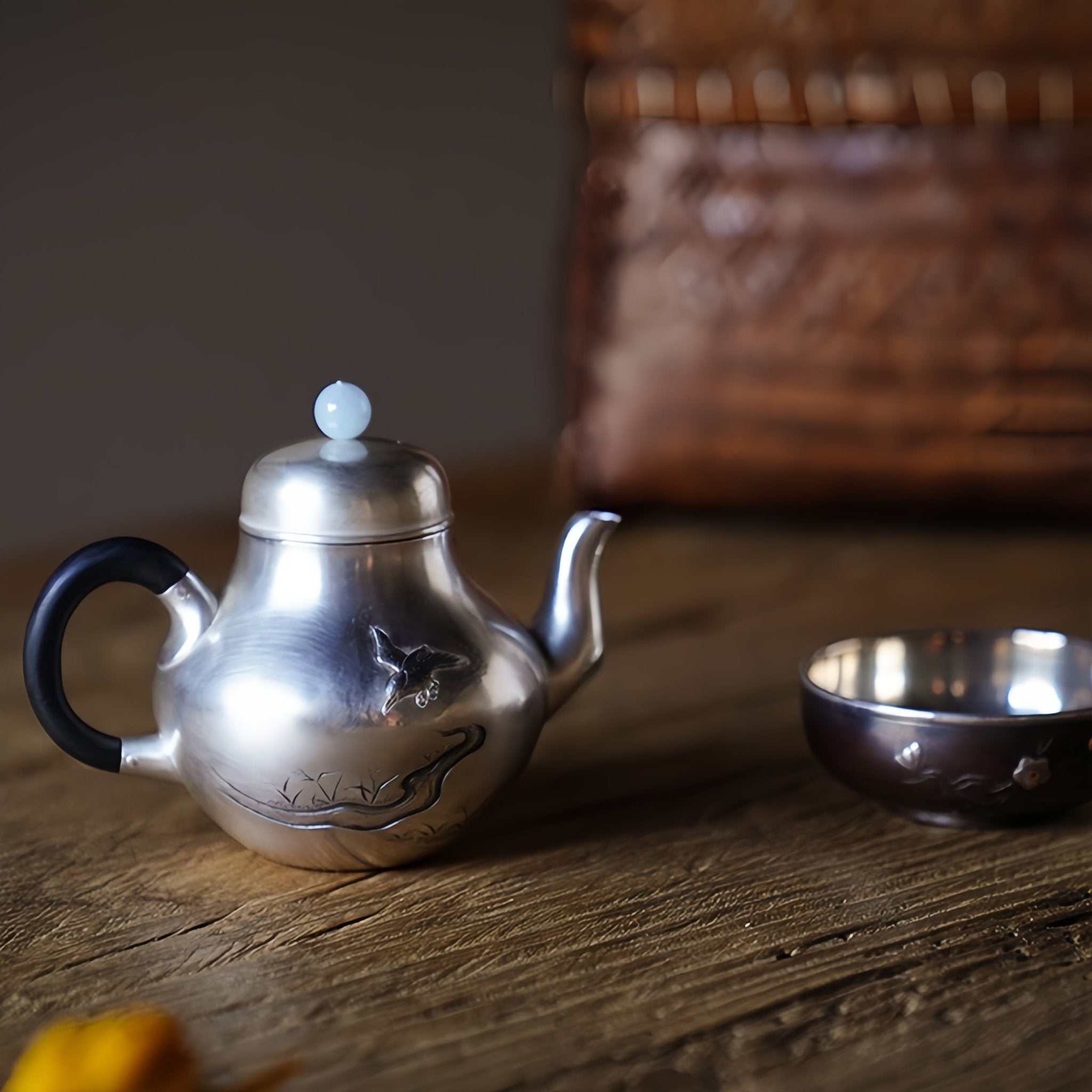 Si Ting 140cc - Handmade silver pot - zycs_China