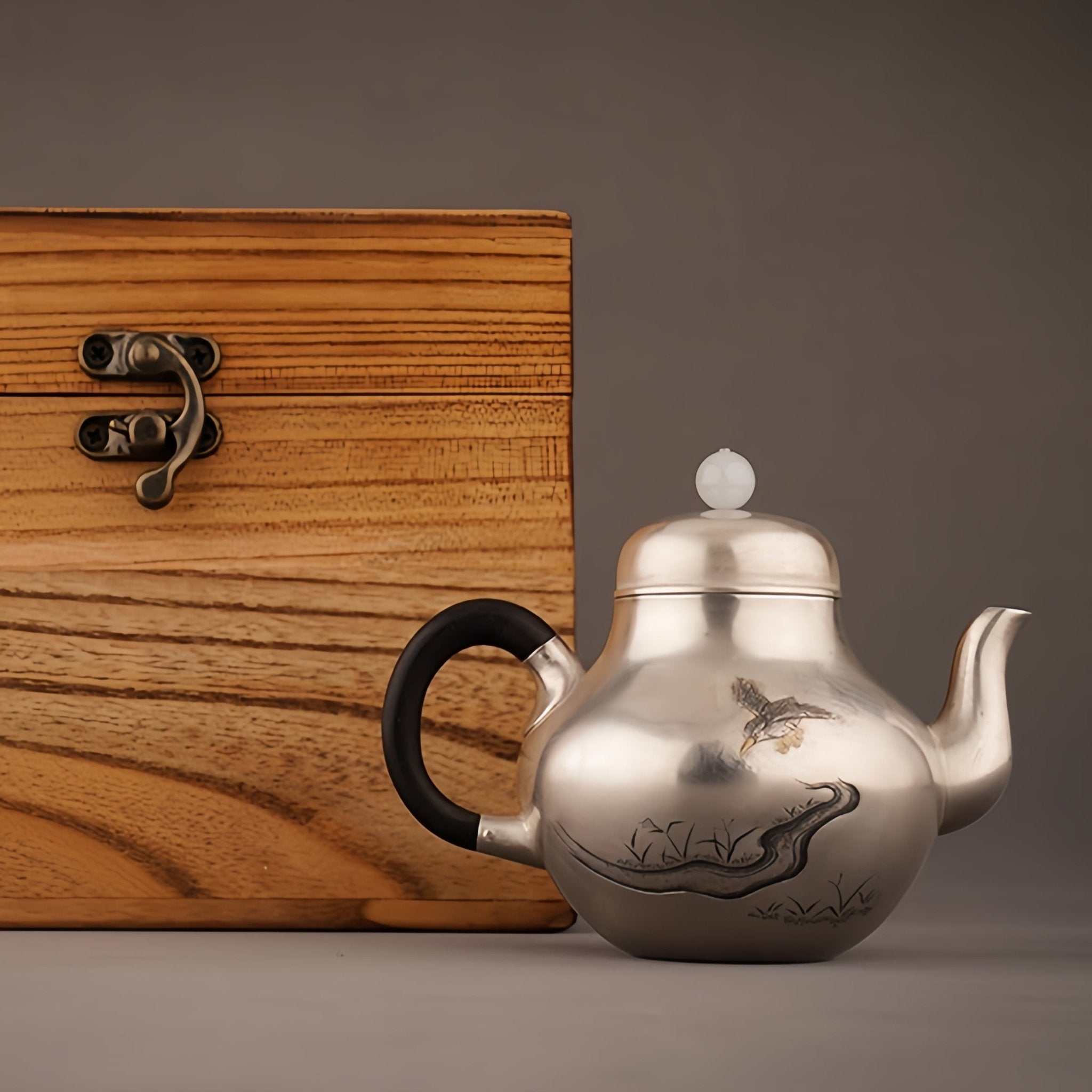 Si Ting 140cc - Handmade silver pot - zycs_China