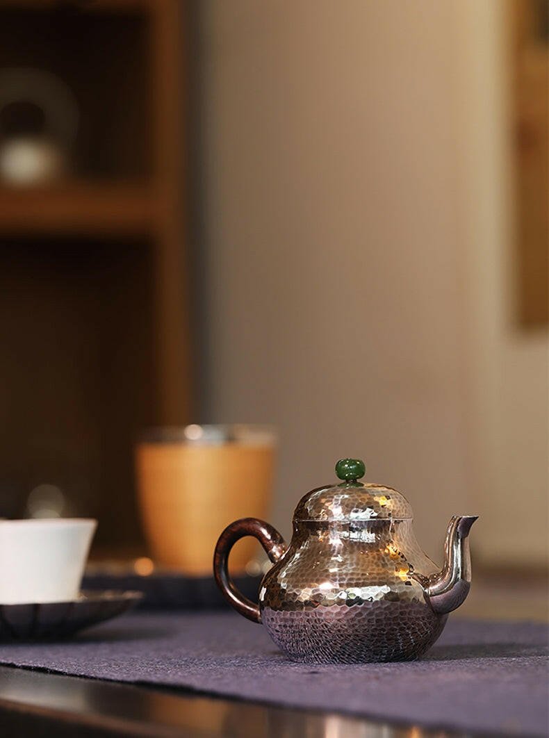 Si Ting 150cc - Handmade silver pot - zycs_China - tea - teapot