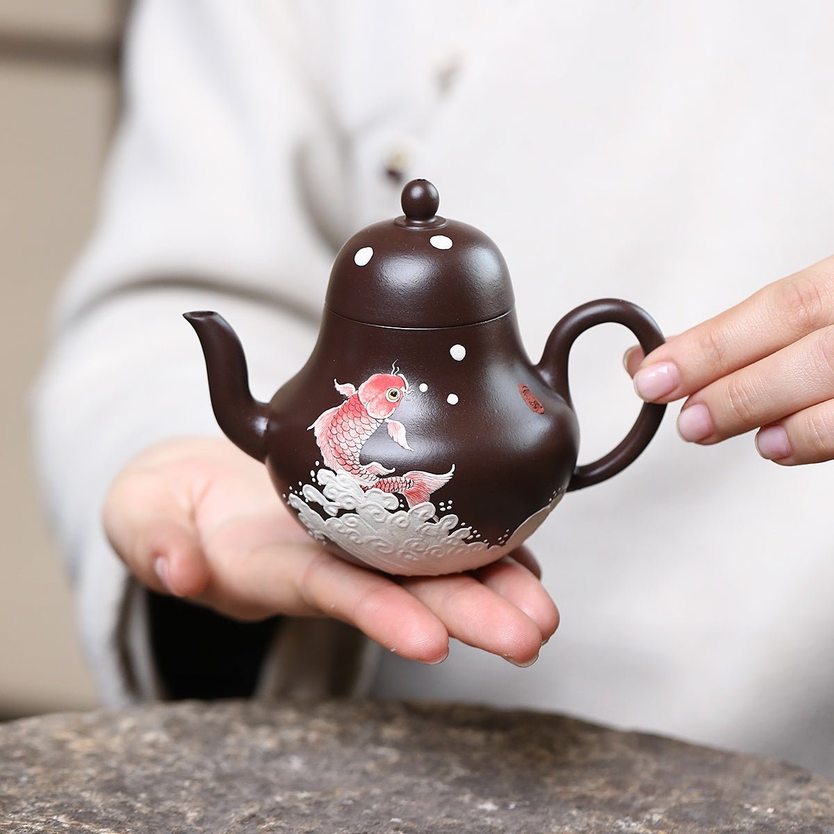 Si Ting 160cc - Yixing Handmade Teapot - zycs_China