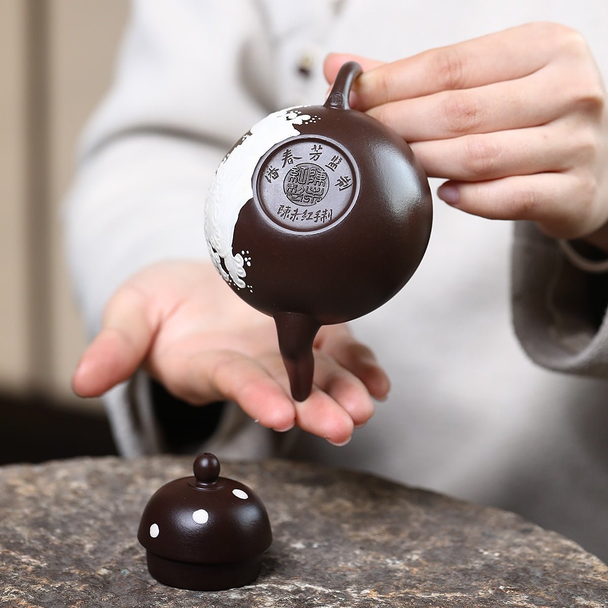 Si Ting 160cc - Yixing Handmade Teapot - zycs_China