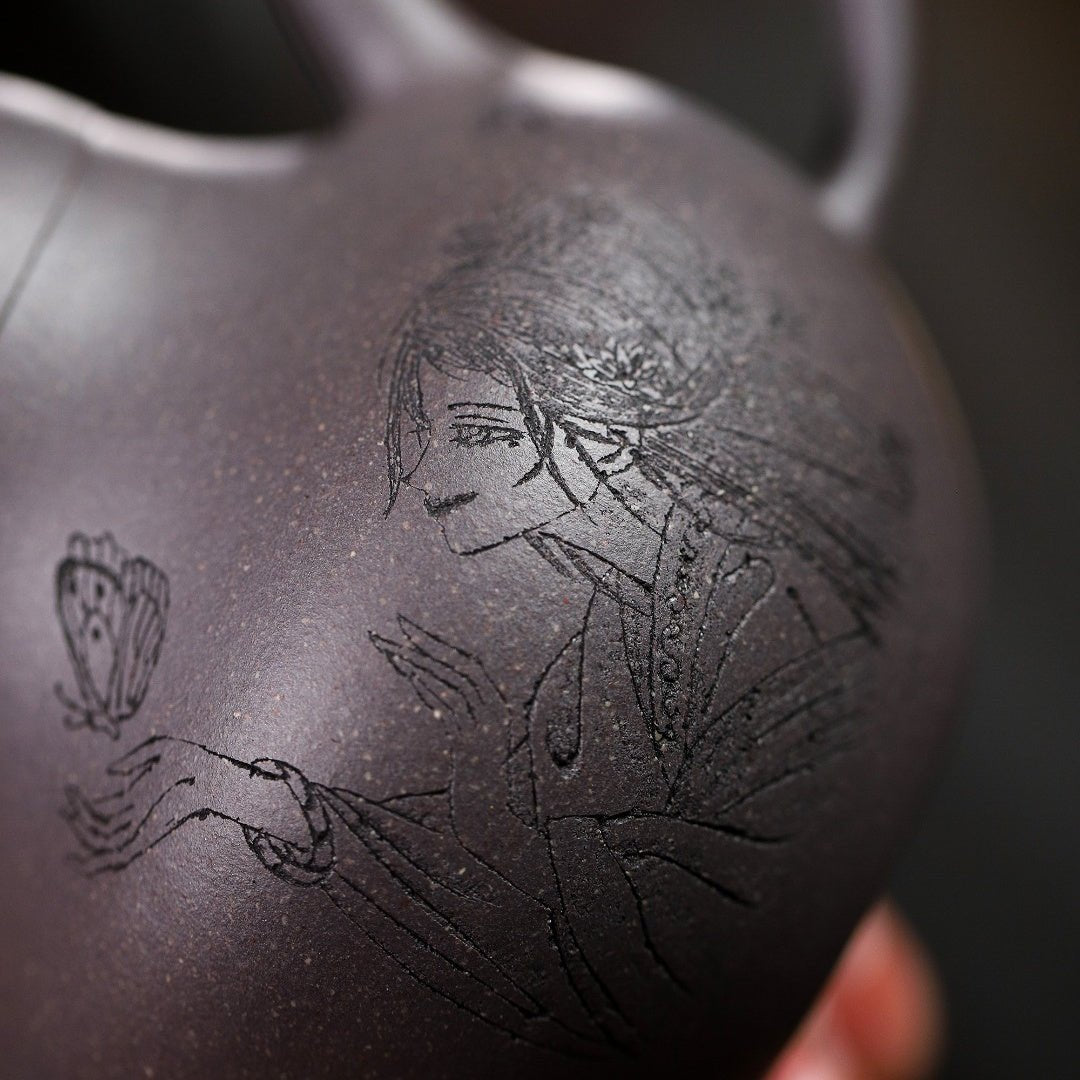 Si Ting 180cc - Yixing Handmade Teapot - zycs_China