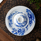 Song Hua Shan Shui 130cc - Jing De Zhen Porcelain Gaiwan - zycs_China