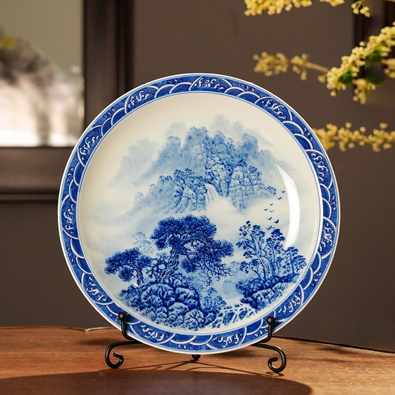 Song Yun Shan Shui 150cc - Jing De Zhen Porcelain Gaiwan - zycs_China