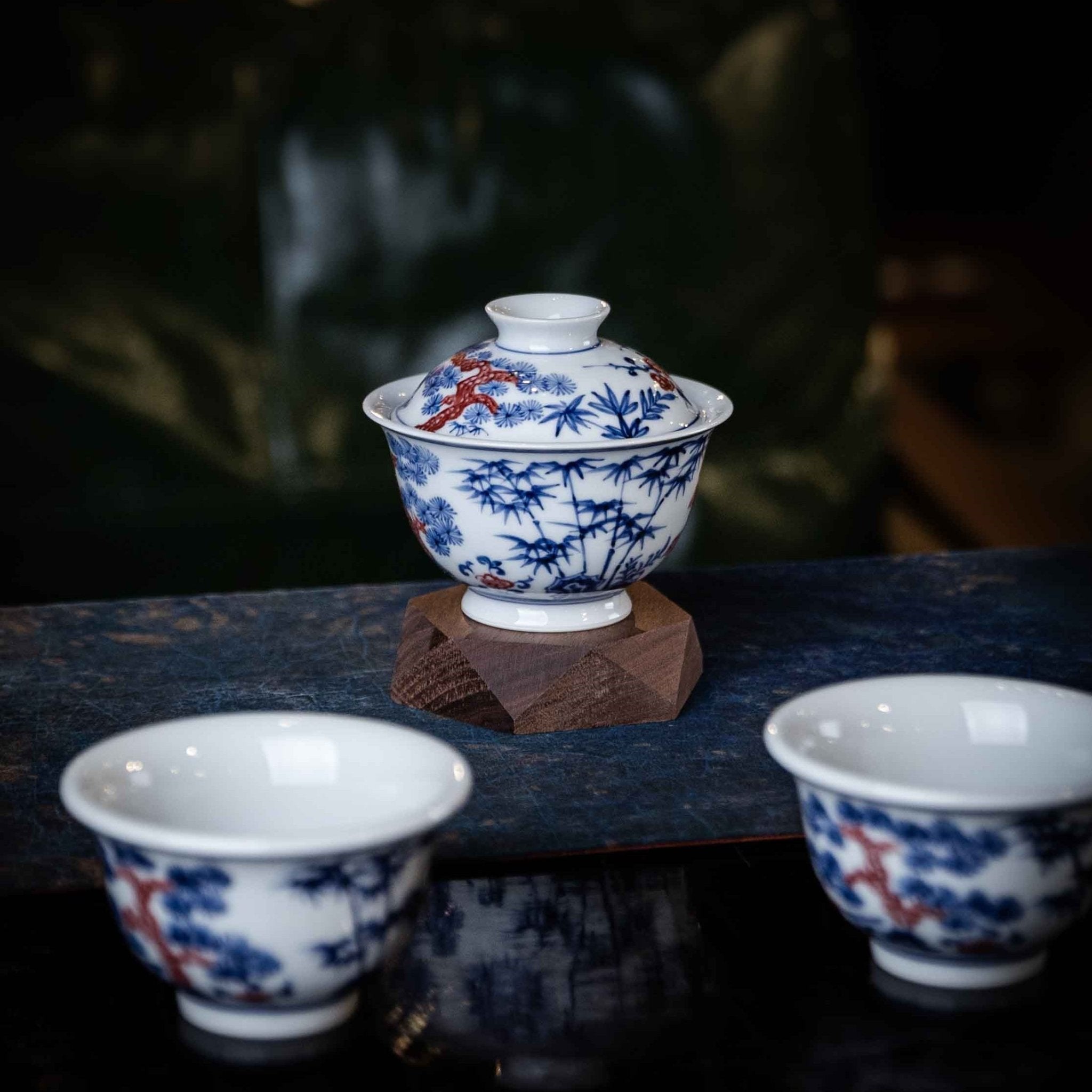 Song Zhu Mei 110cc - Jing De Zhen Porcelain Gaiwan - zycs_China