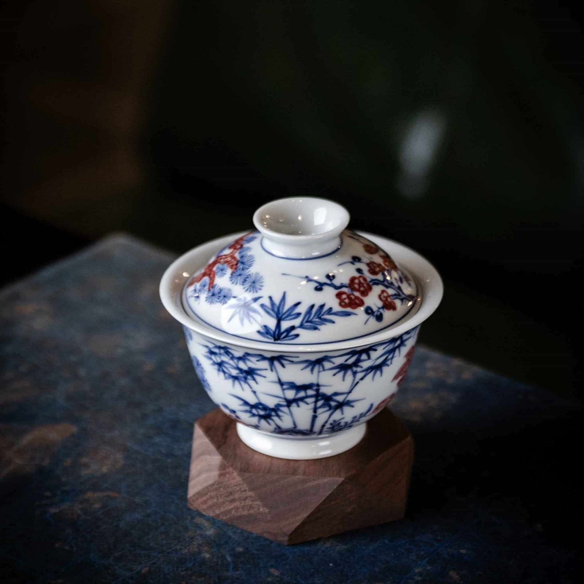 Song Zhu Mei 110cc - Jing De Zhen Porcelain Gaiwan - zycs_China