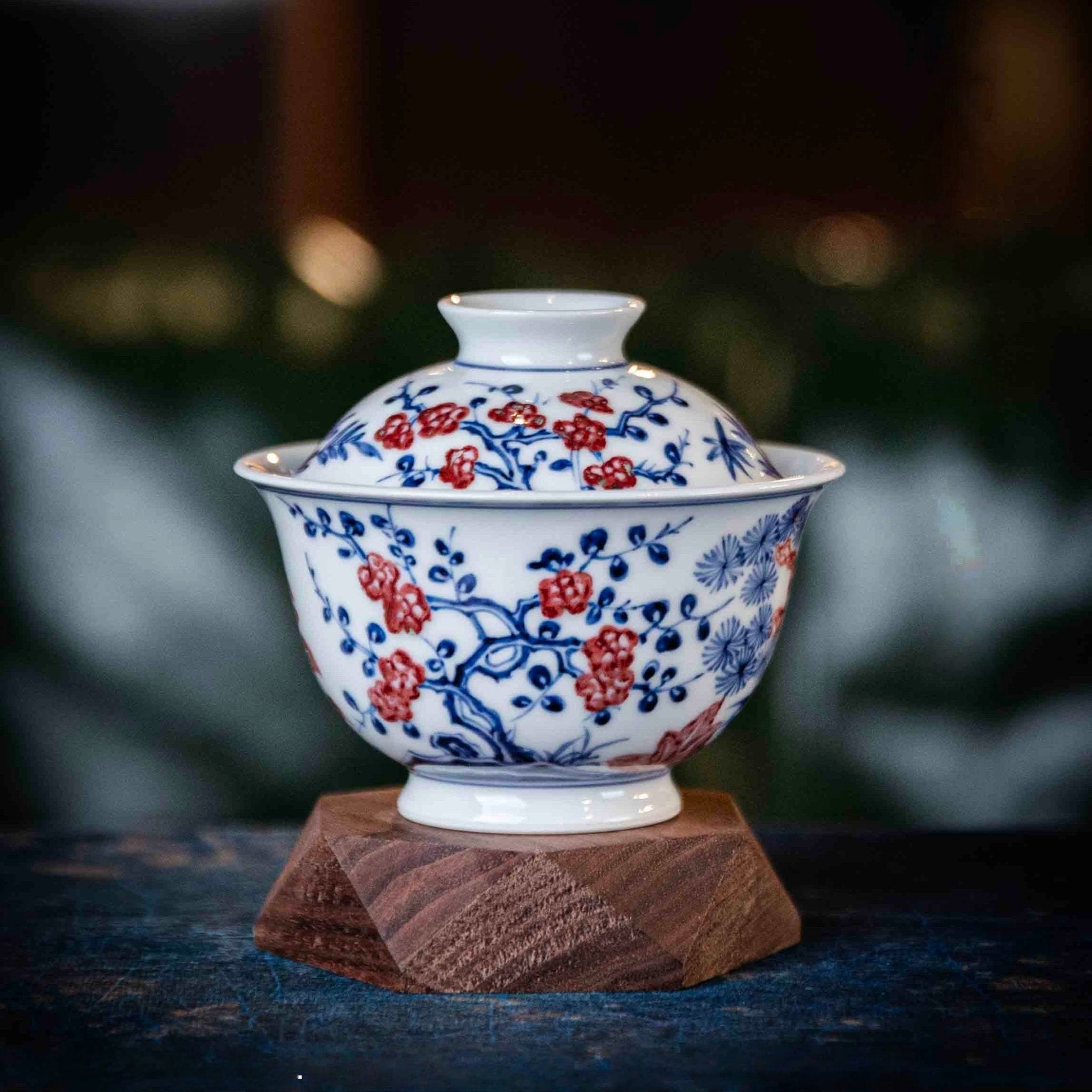 Song Zhu Mei 110cc - Jing De Zhen Porcelain Gaiwan - zycs_China