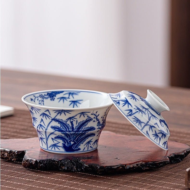 Song Zhu Mei 110cc - Jing De Zhen Porcelain Gaiwan - zycs_China