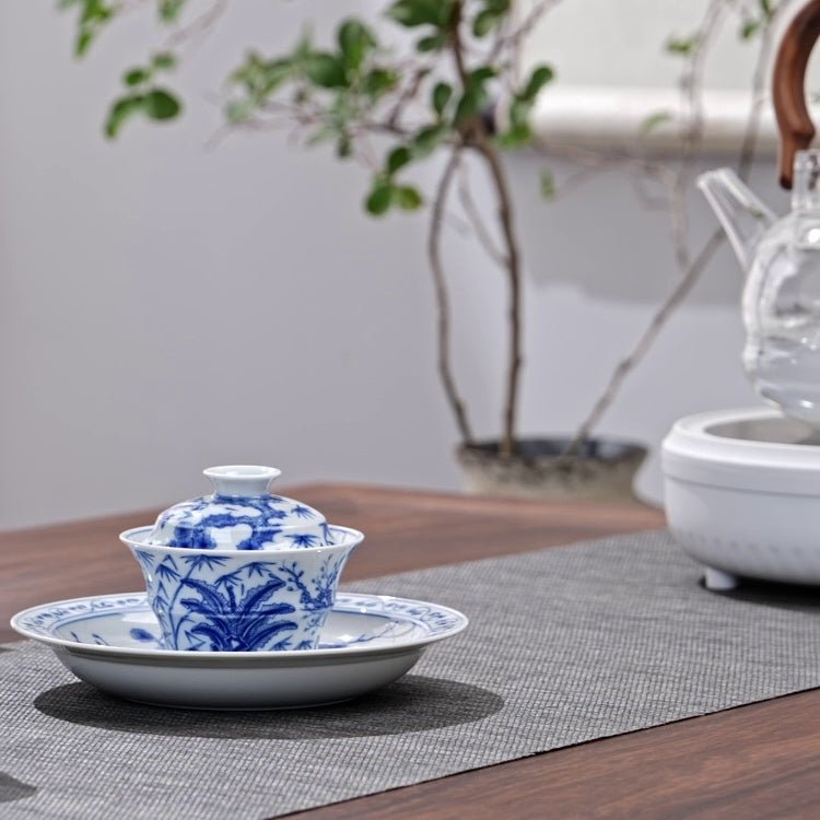 Song Zhu Mei 110cc - Jing De Zhen Porcelain Gaiwan - zycs_China