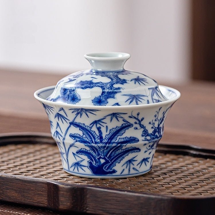 Song Zhu Mei 110cc - Jing De Zhen Porcelain Gaiwan - zycs_China
