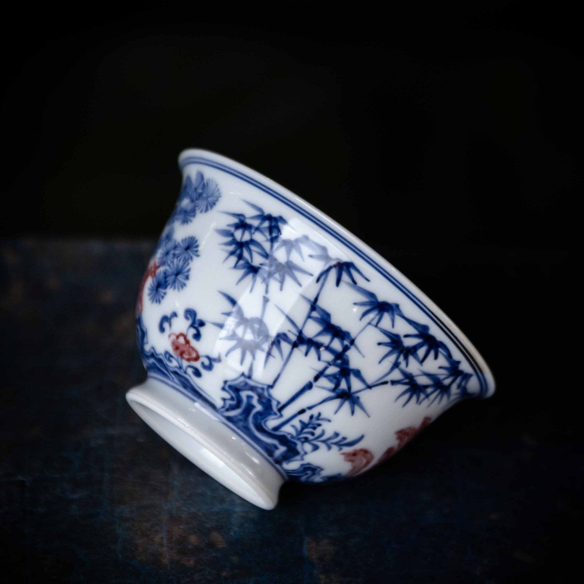 Song Zhu Mei 110cc - Jing De Zhen Porcelain Gaiwan - zycs_China