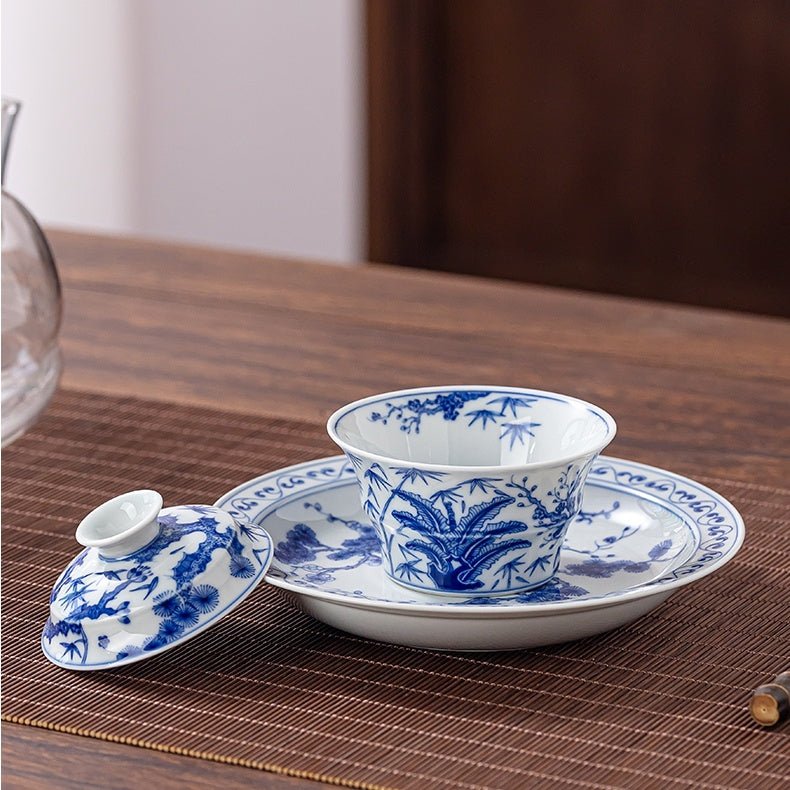 Song Zhu Mei 110cc - Jing De Zhen Porcelain Gaiwan - zycs_China