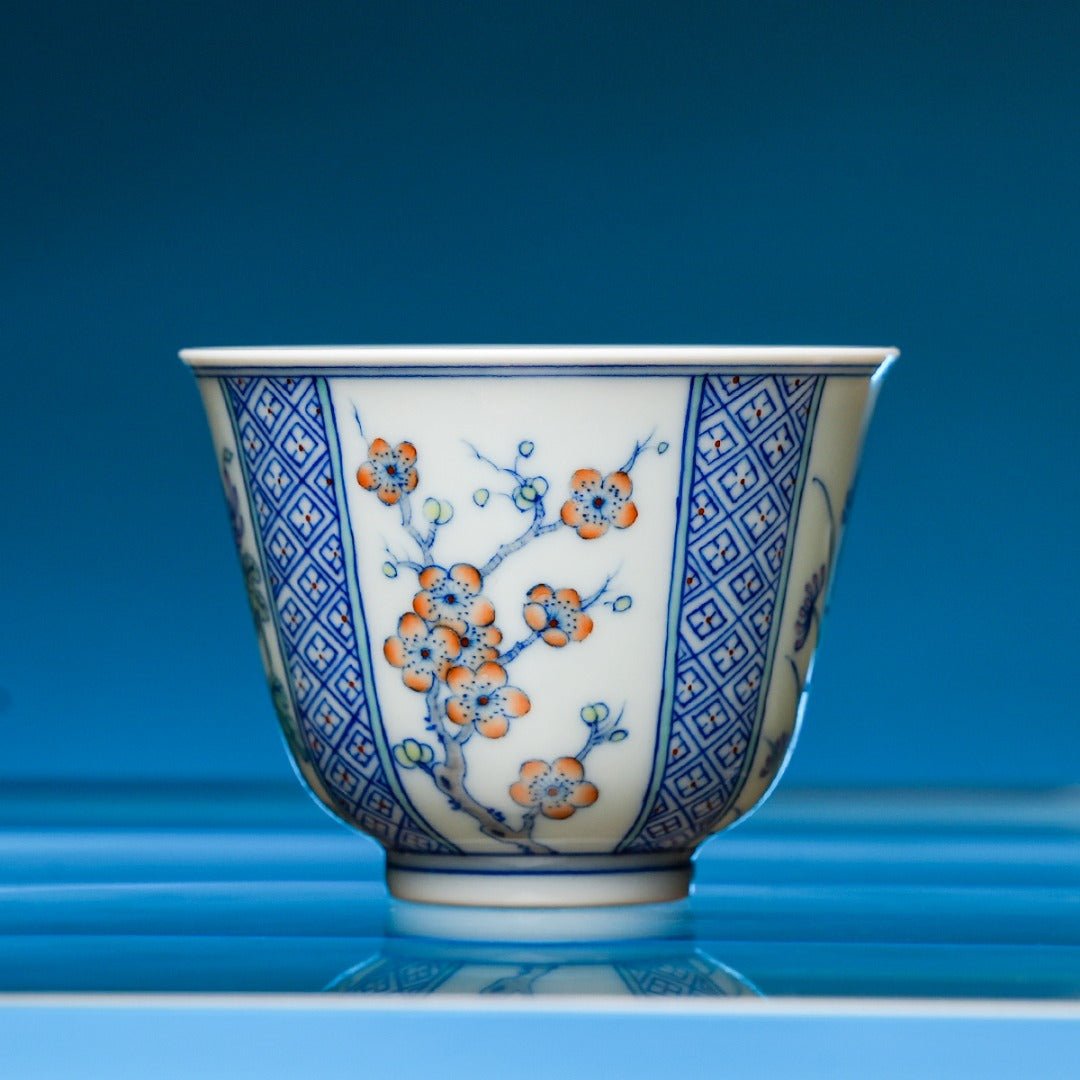 Song Zhu Mei 125cc - Jing De Zhen Porcelain Gaiwan - zycs_China