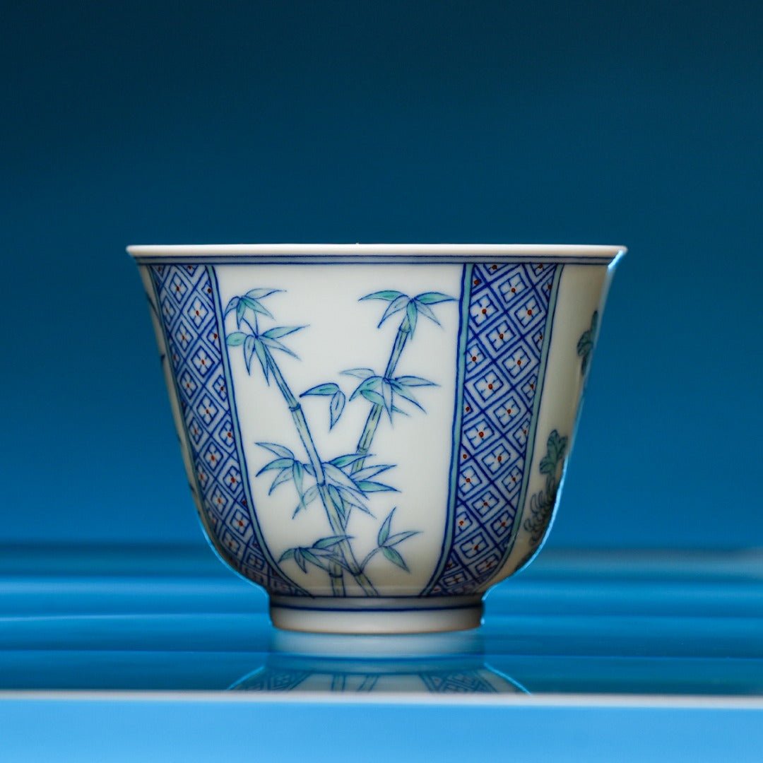 Song Zhu Mei 125cc - Jing De Zhen Porcelain Gaiwan - zycs_China