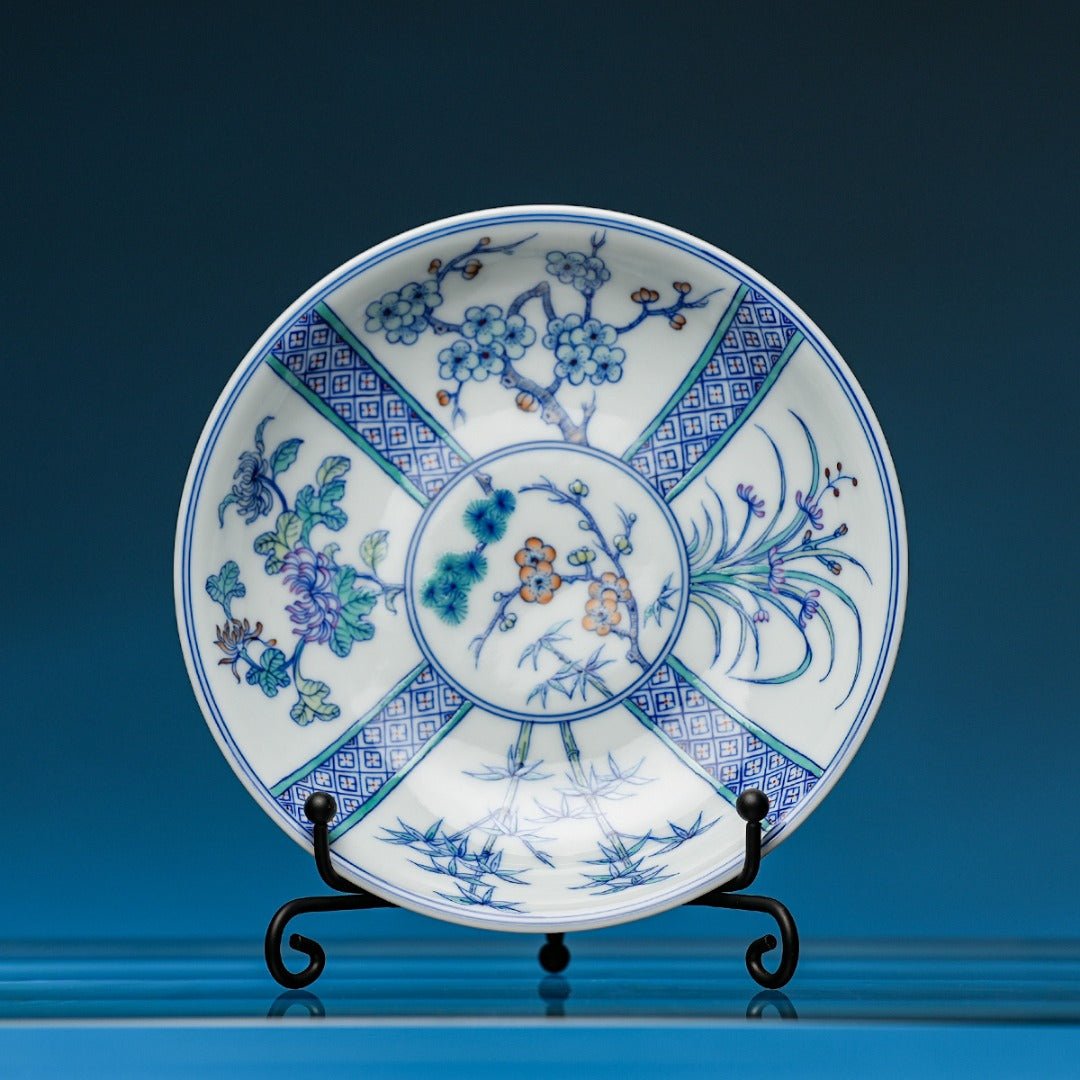 Song Zhu Mei 125cc - Jing De Zhen Porcelain Gaiwan - zycs_China