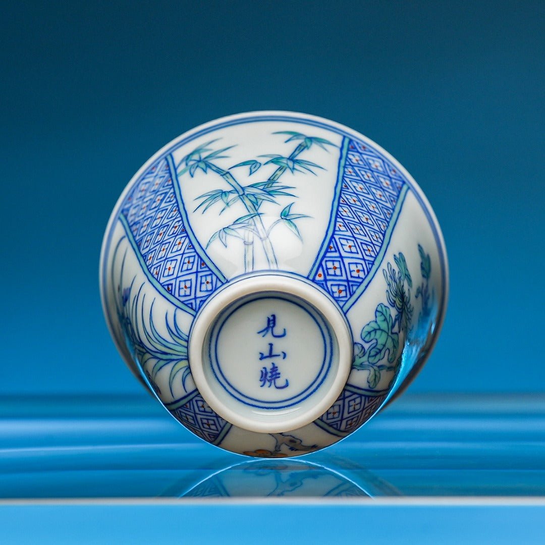 Song Zhu Mei 125cc - Jing De Zhen Porcelain Gaiwan - zycs_China