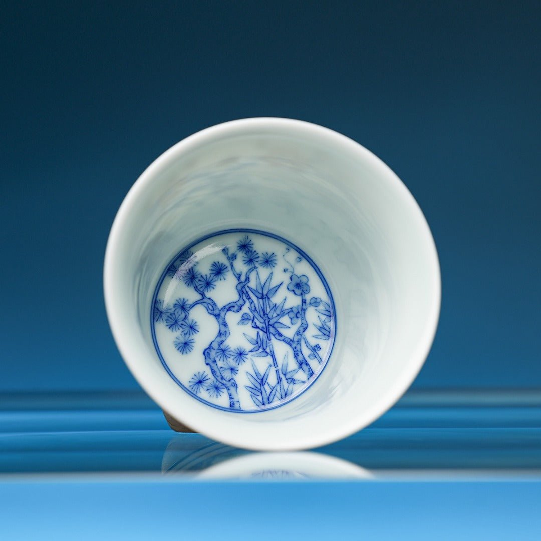 Song Zhu Mei 160cc - Jing De Zhen Porcelain Gaiwan - zycs_China