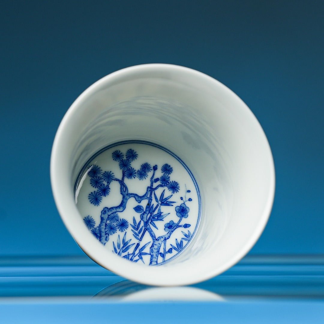 Song Zhu Mei 160cc - Jing De Zhen Porcelain Gaiwan - zycs_China