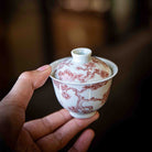 Song Zhu Mei 70cc - Jing De Zhen Porcelain Gaiwan - zycs_China
