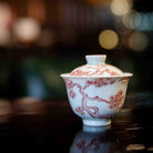 Song Zhu Mei 70cc - Jing De Zhen Porcelain Gaiwan - zycs_China