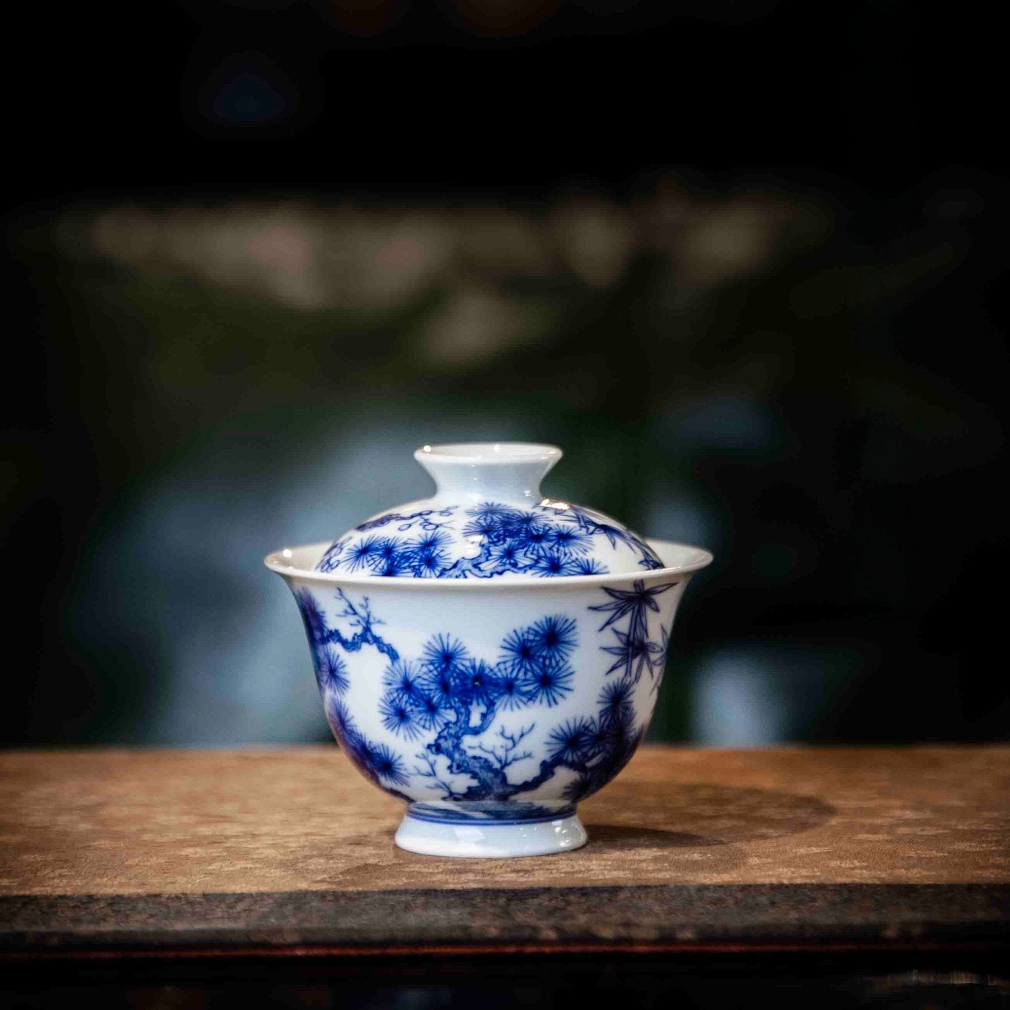 Song Zhu Mei 80cc - Jing De Zhen Porcelain Gaiwan - zycs_China