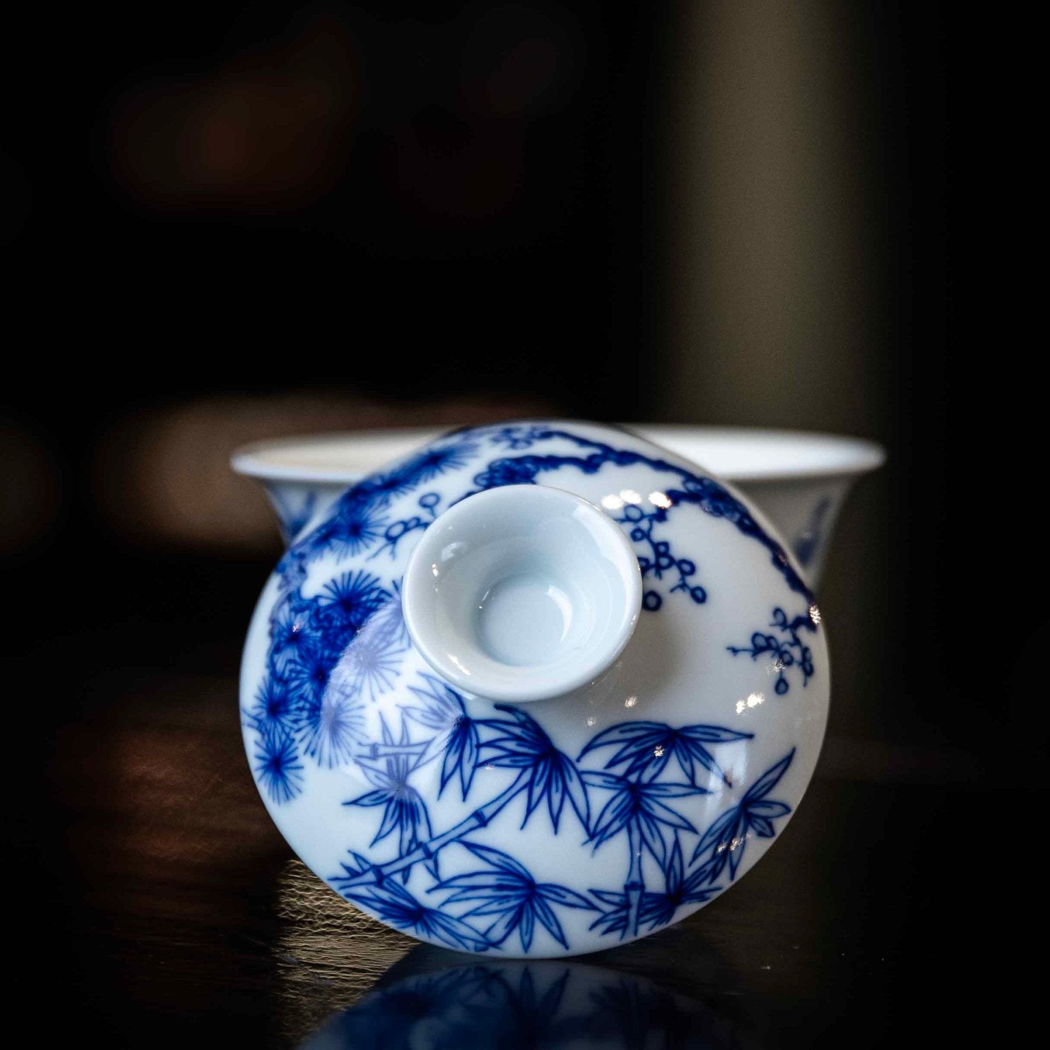Song Zhu Mei 80cc - Jing De Zhen Porcelain Gaiwan - zycs_China