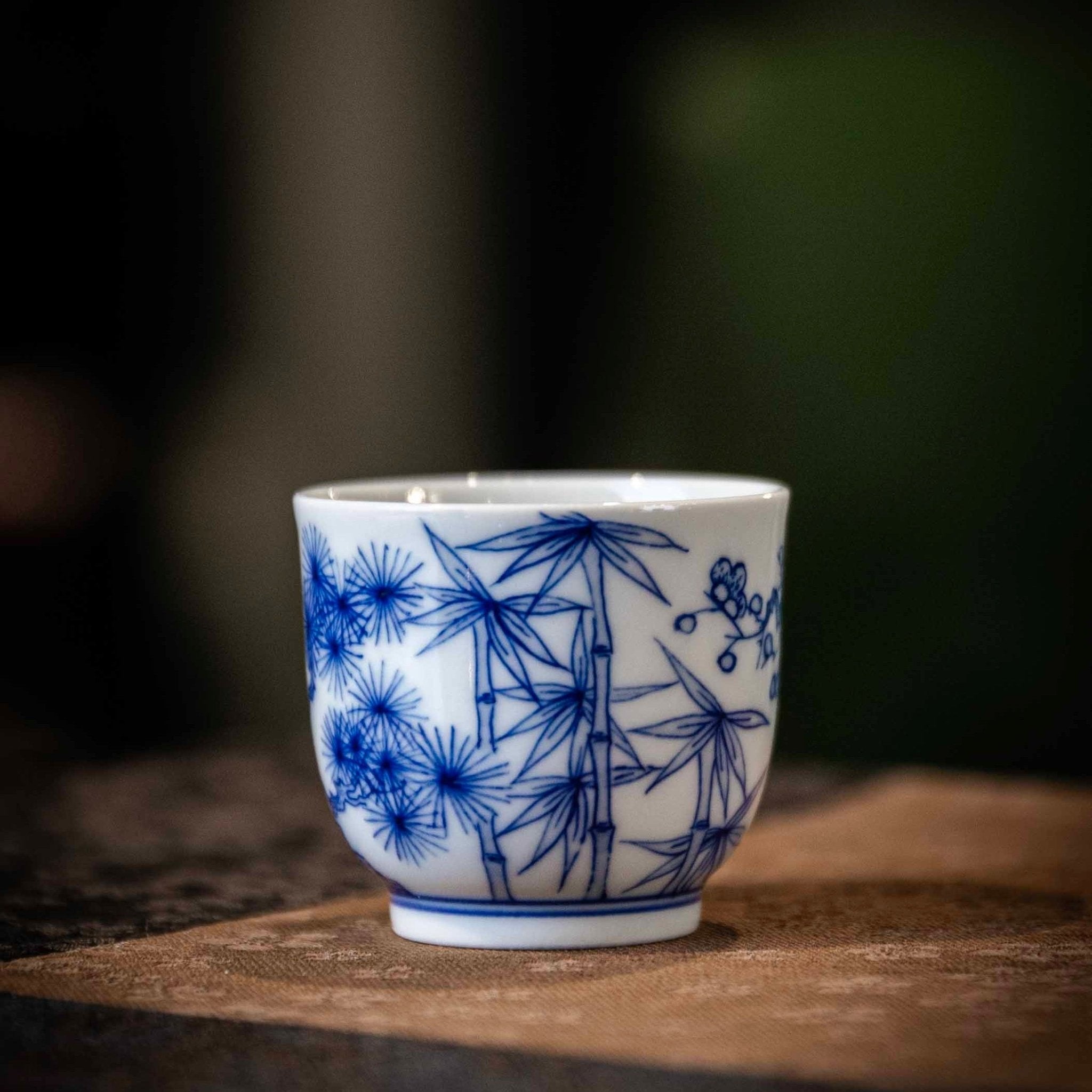 Song Zhu Mei 80cc - Jing De Zhen Porcelain Gaiwan - zycs_China