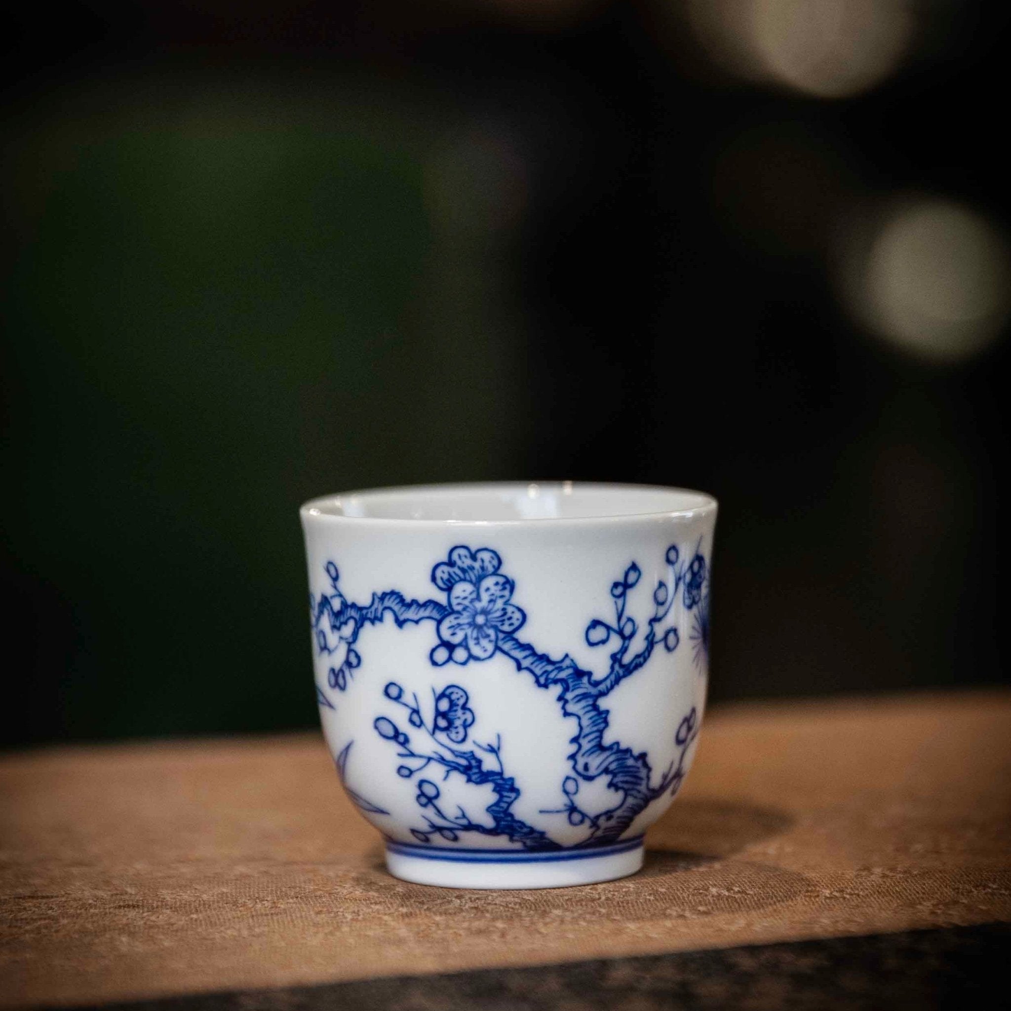 Song Zhu Mei 80cc - Jing De Zhen Porcelain Gaiwan - zycs_China