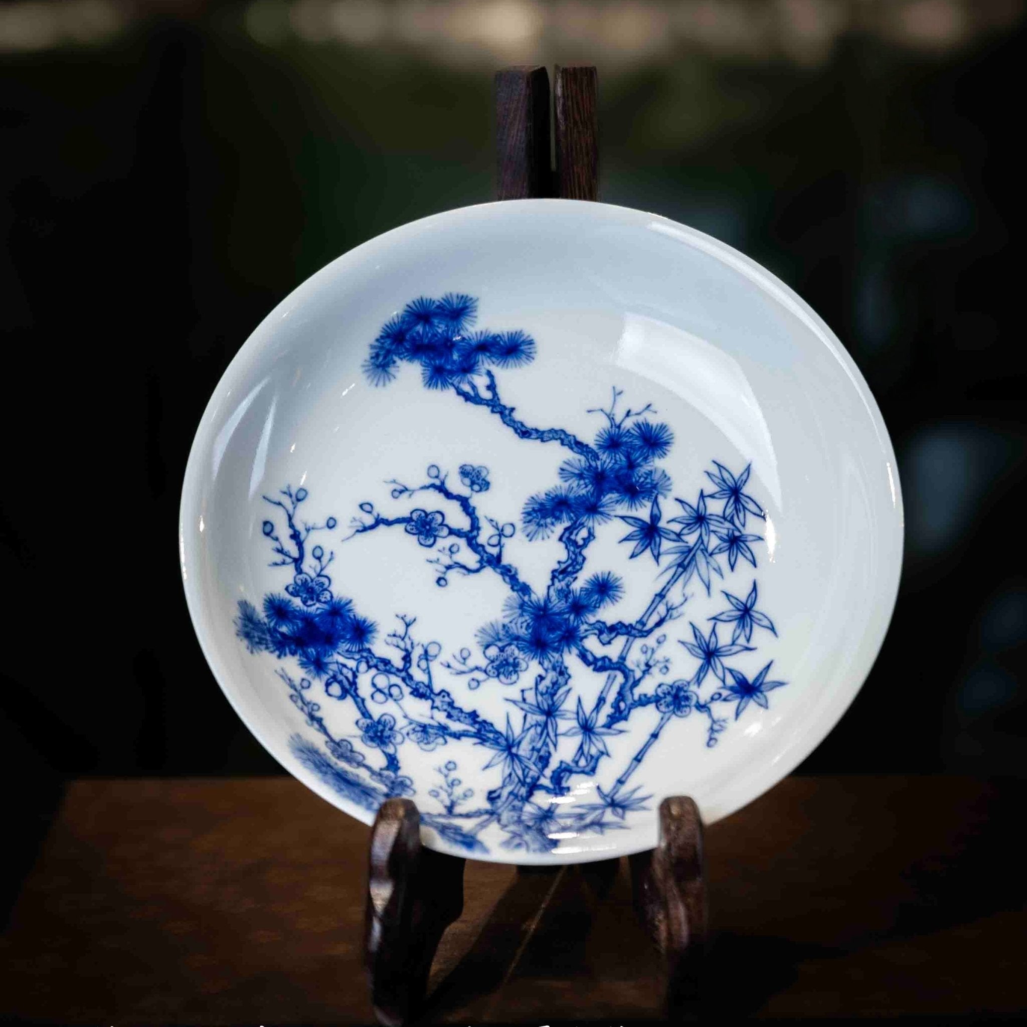 Song Zhu Mei 80cc - Jing De Zhen Porcelain Gaiwan - zycs_China