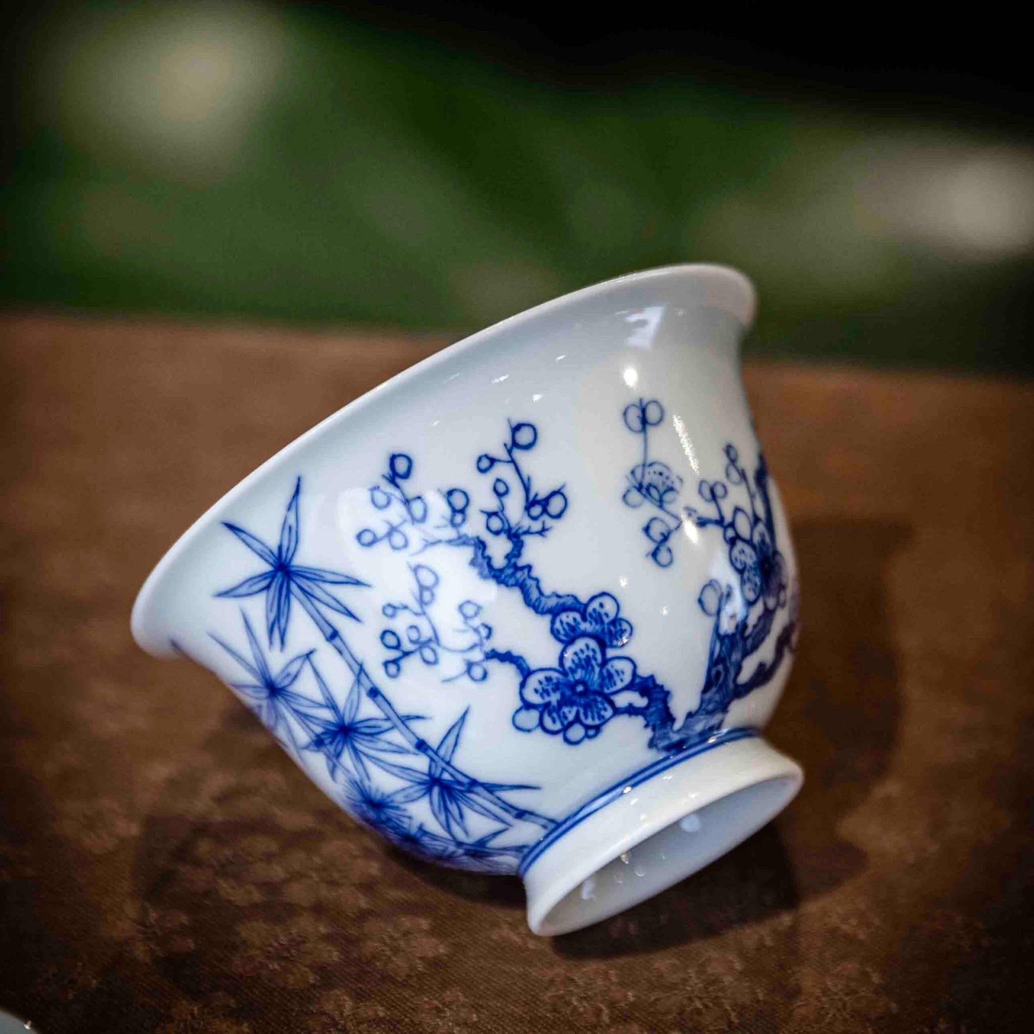 Song Zhu Mei 80cc - Jing De Zhen Porcelain Gaiwan - zycs_China