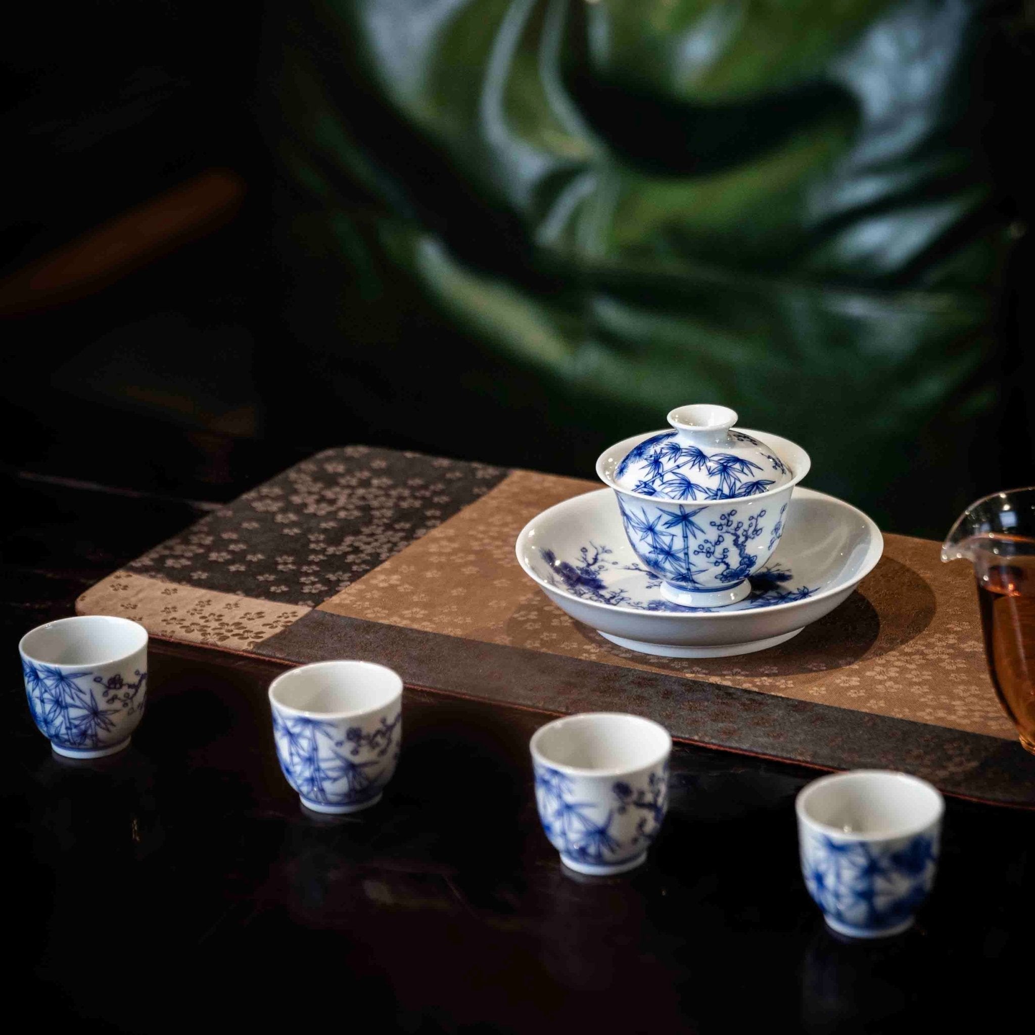 Song Zhu Mei 80cc - Jing De Zhen Porcelain Gaiwan - zycs_China