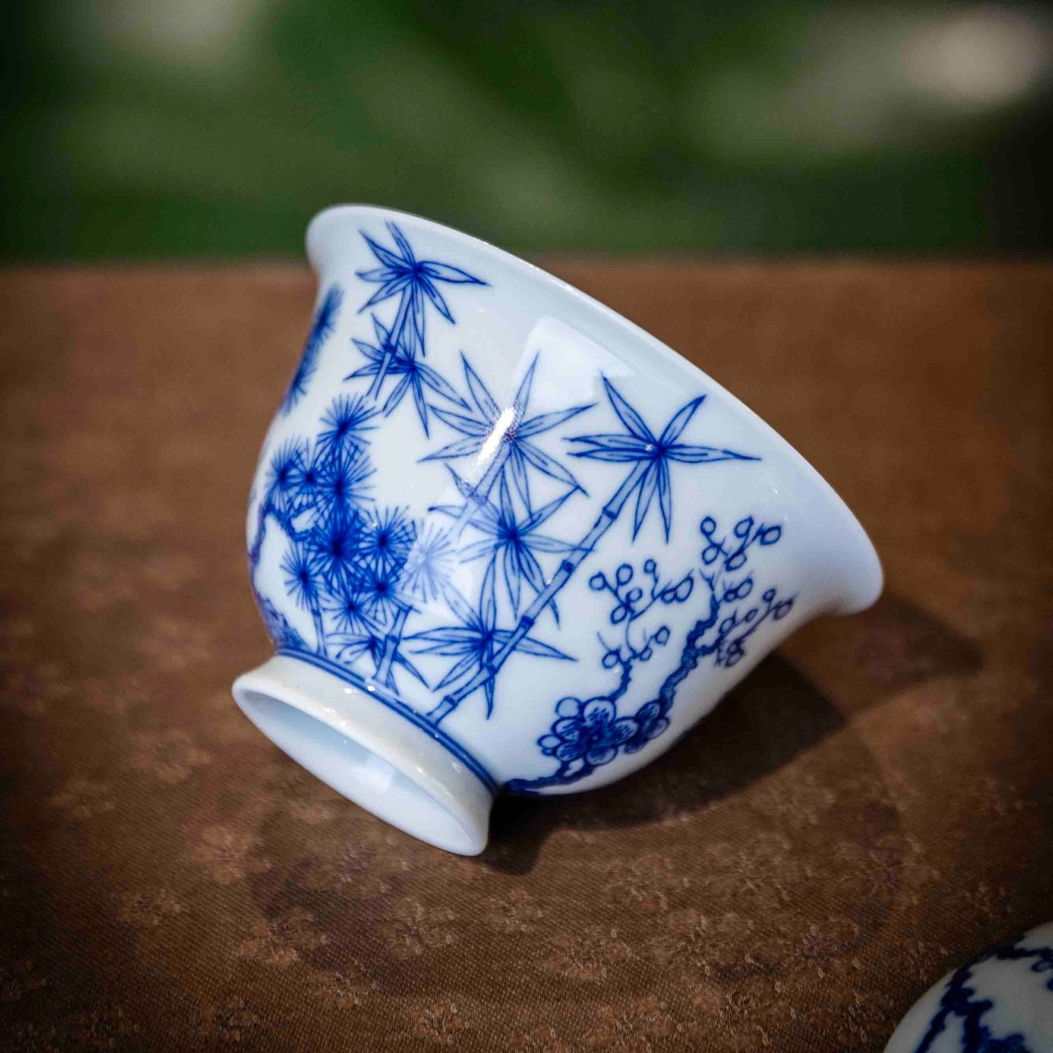 Song Zhu Mei 80cc - Jing De Zhen Porcelain Gaiwan - zycs_China