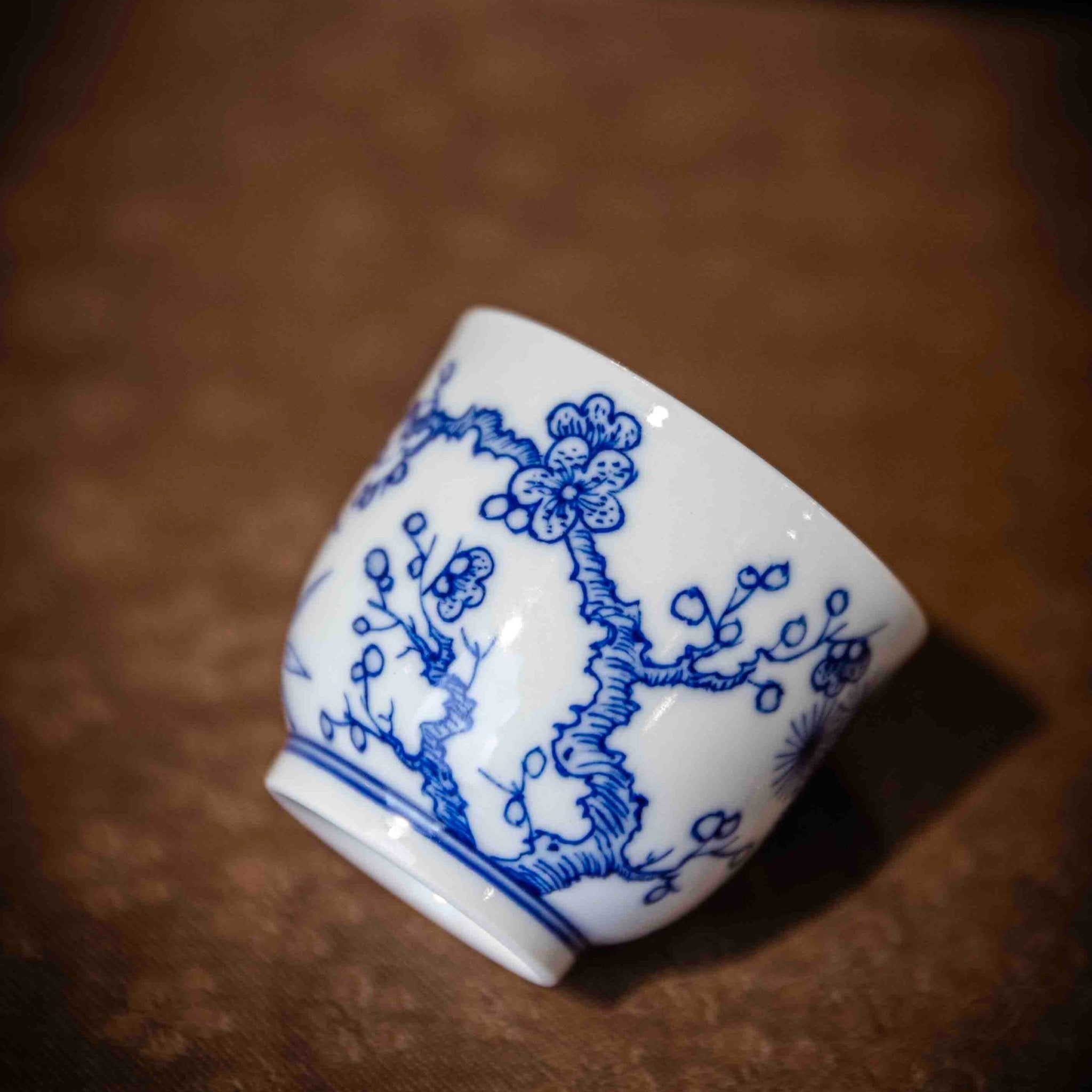 Song Zhu Mei 80cc - Jing De Zhen Porcelain Gaiwan - zycs_China