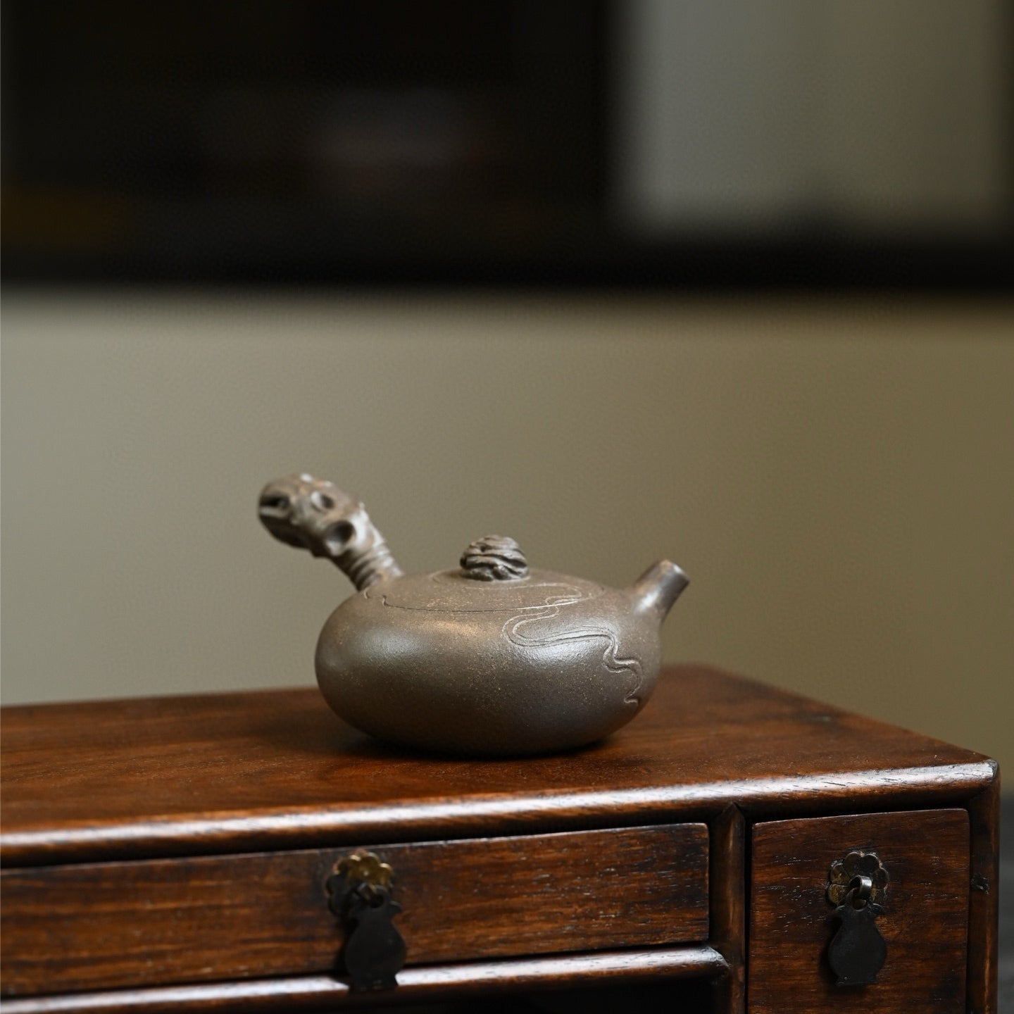 Tai Hu Shi Ce Ba 120cc - Yixing Handmade Teapot - zycs_China