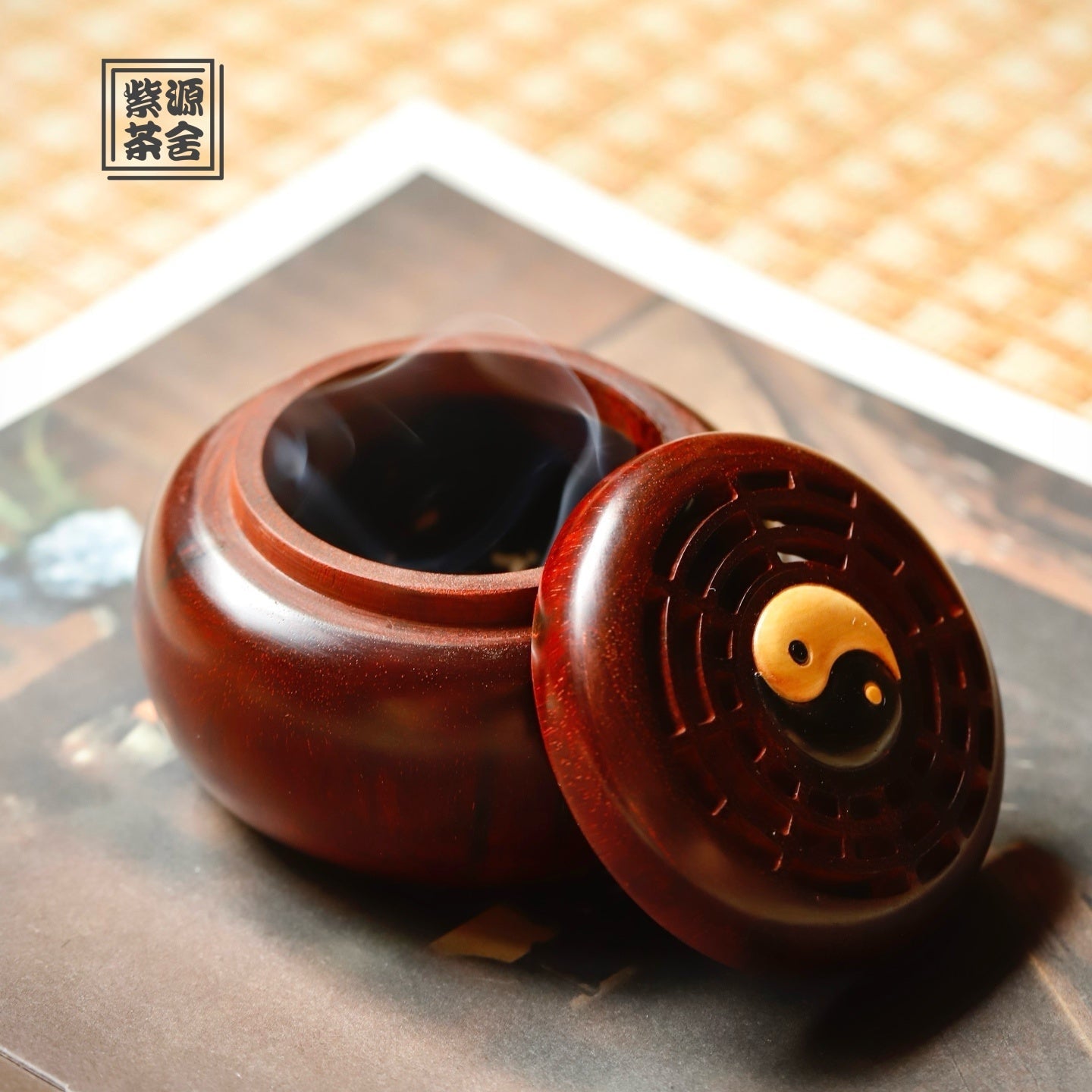 Tai Ji Ba Gua - Wood Sculpture - zycs_China