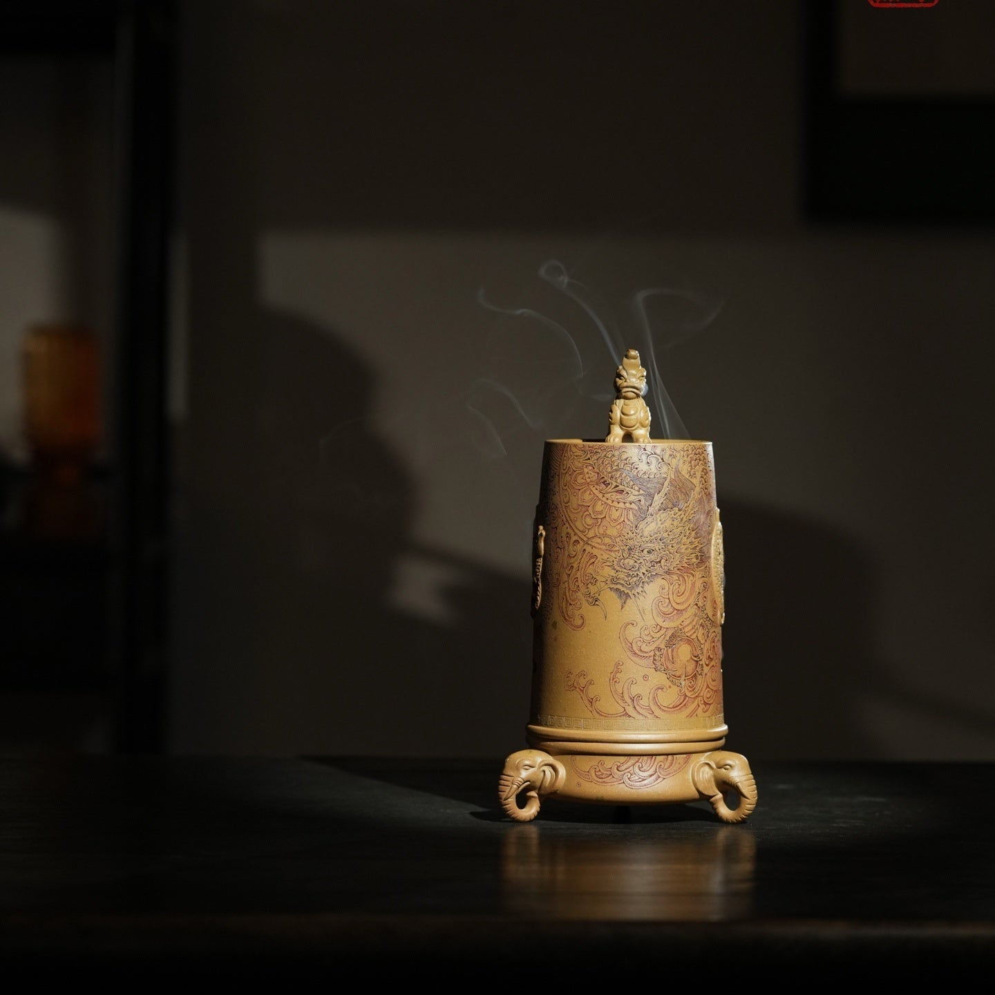 Tai Ping You Xiang - Zisha Incense Burner - zycs_China