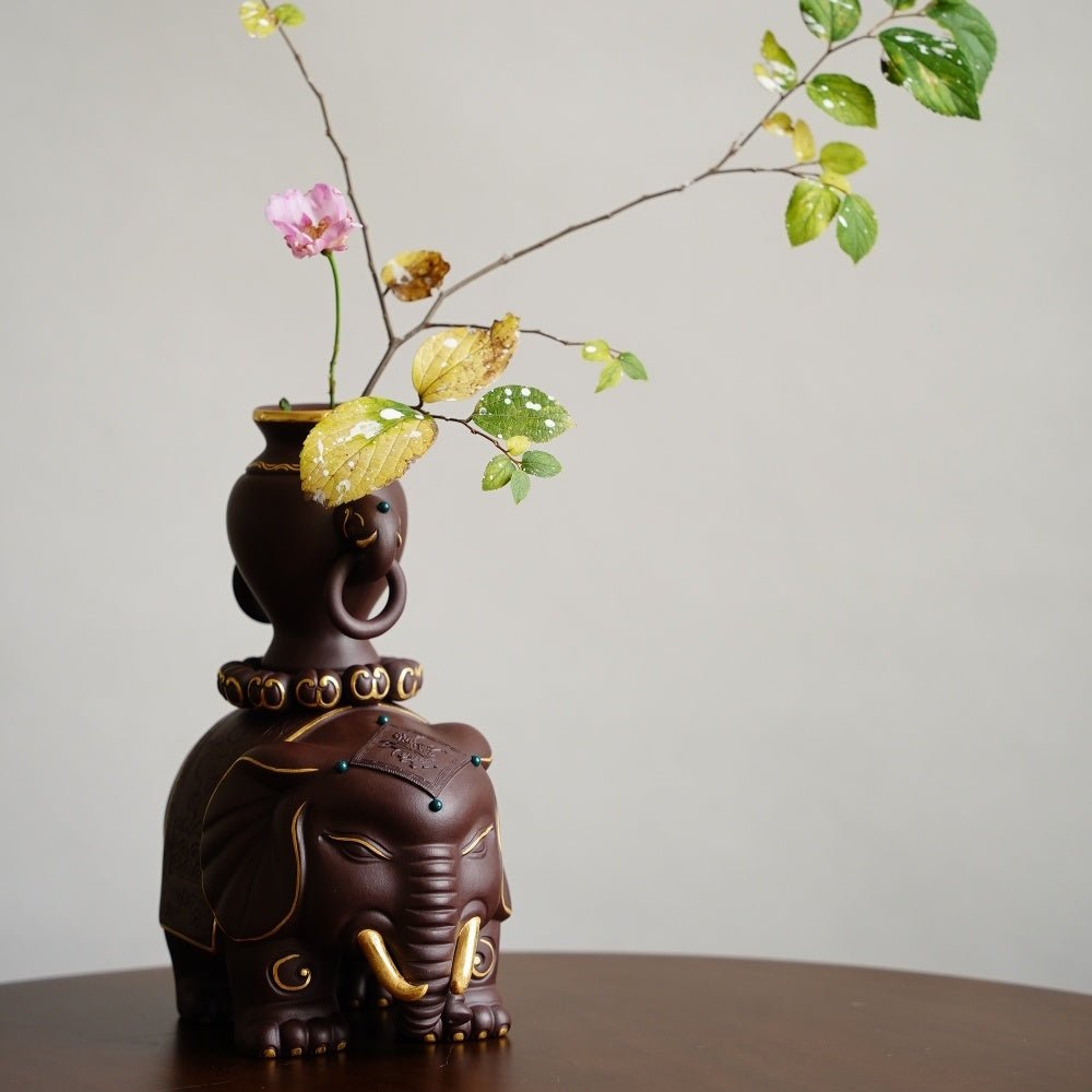 Tai Ping You Xiang - Zisha Sculpture - zycs_China