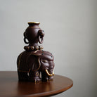 Tai Ping You Xiang - Zisha Sculpture - zycs_China