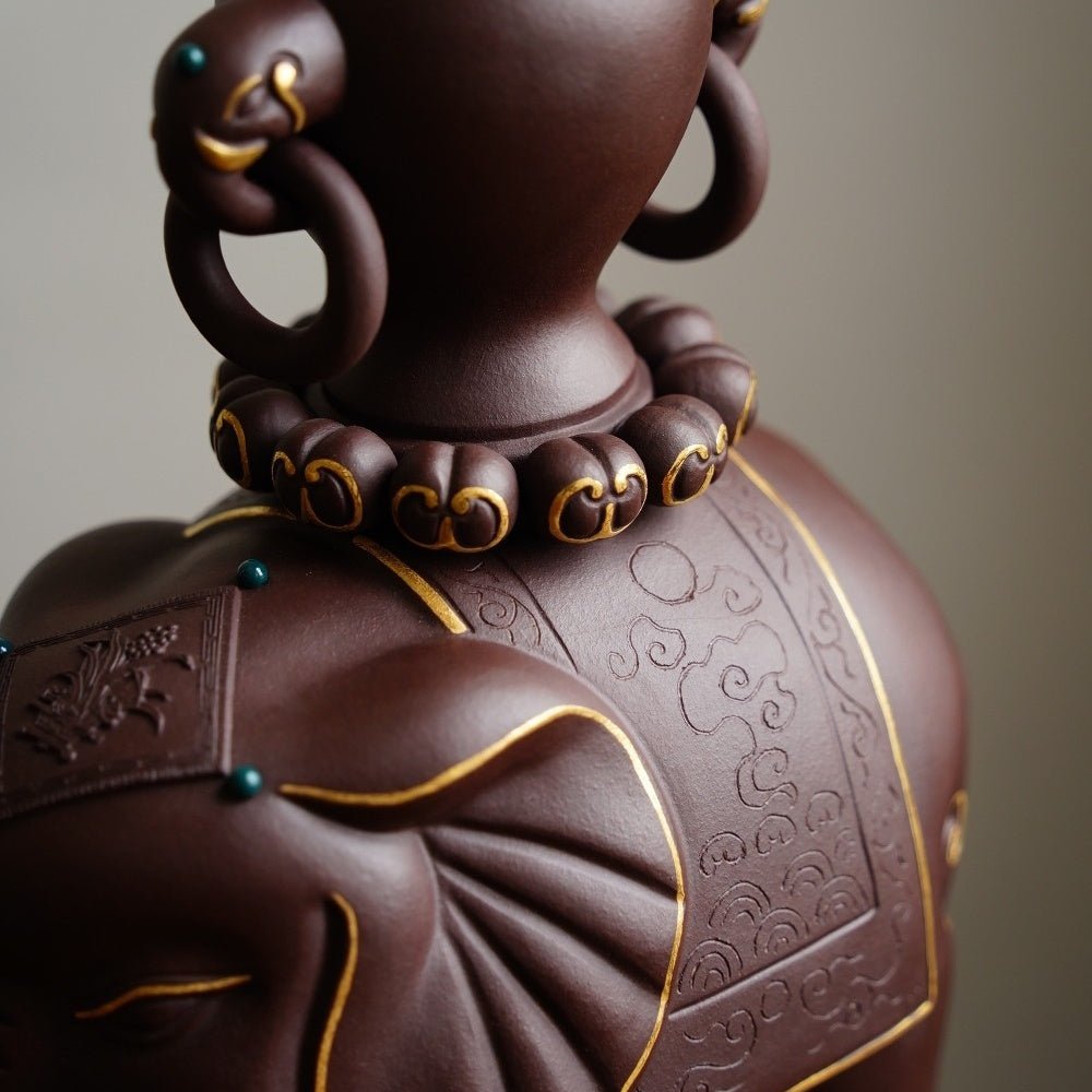 Tai Ping You Xiang - Zisha Sculpture - zycs_China