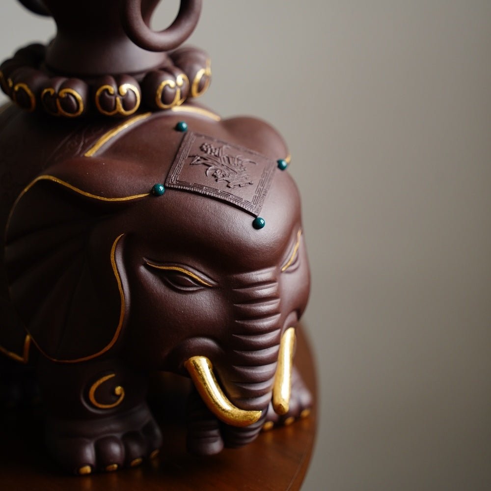 Tai Ping You Xiang - Zisha Sculpture - zycs_China