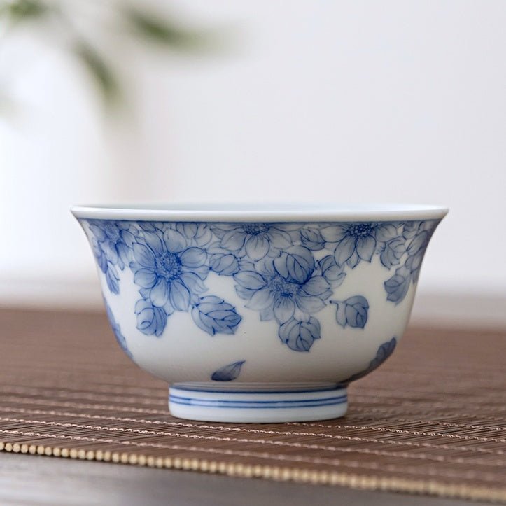 Tai Yang Hua 120cc - Jing De Zhen Porcelain Gaiwan - zycs_China