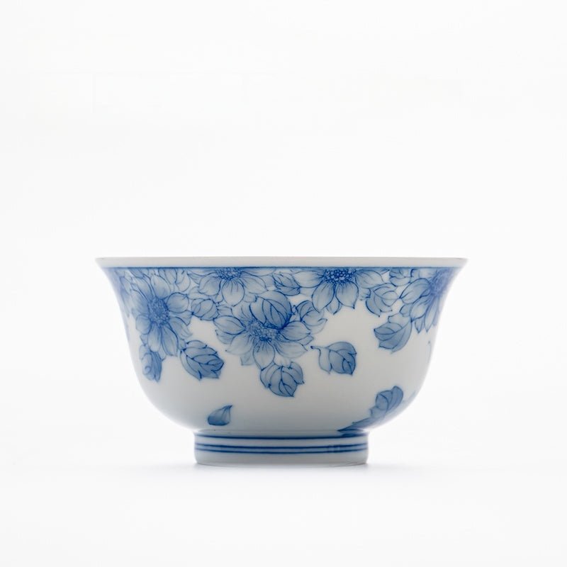 Tai Yang Hua 120cc - Jing De Zhen Porcelain Gaiwan - zycs_China