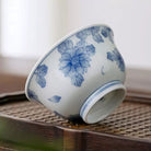 Tai Yang Hua 120cc - Jing De Zhen Porcelain Gaiwan - zycs_China