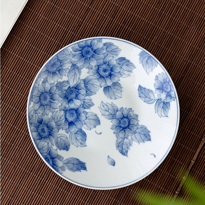 Tai Yang Hua 120cc - Jing De Zhen Porcelain Gaiwan - zycs_China