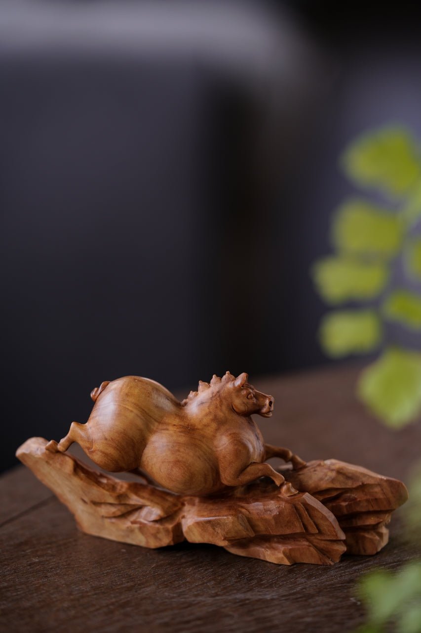 Tang Ma - Wood Sculpture - zycs_China