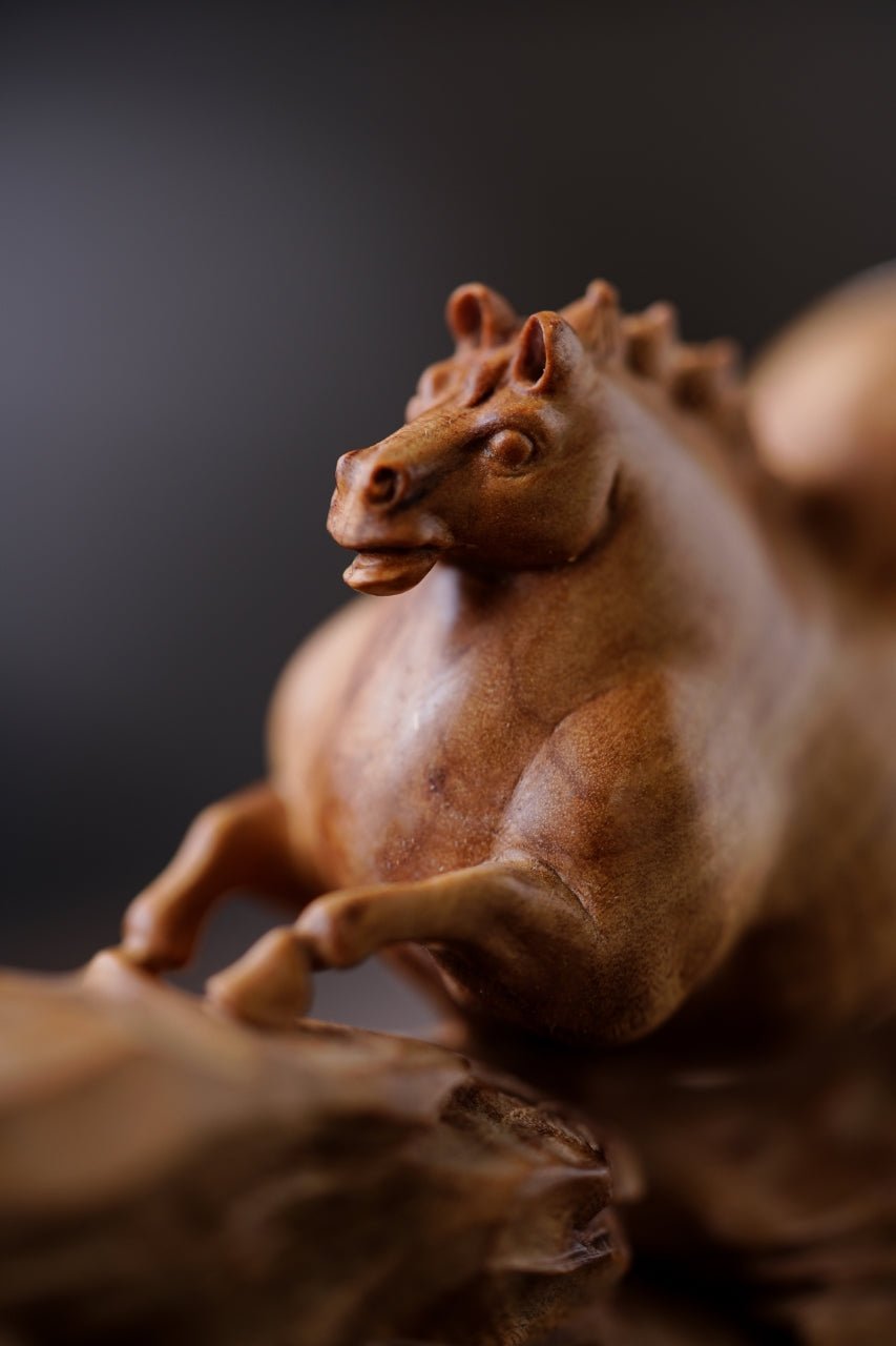 Tang Ma - Wood Sculpture - zycs_China