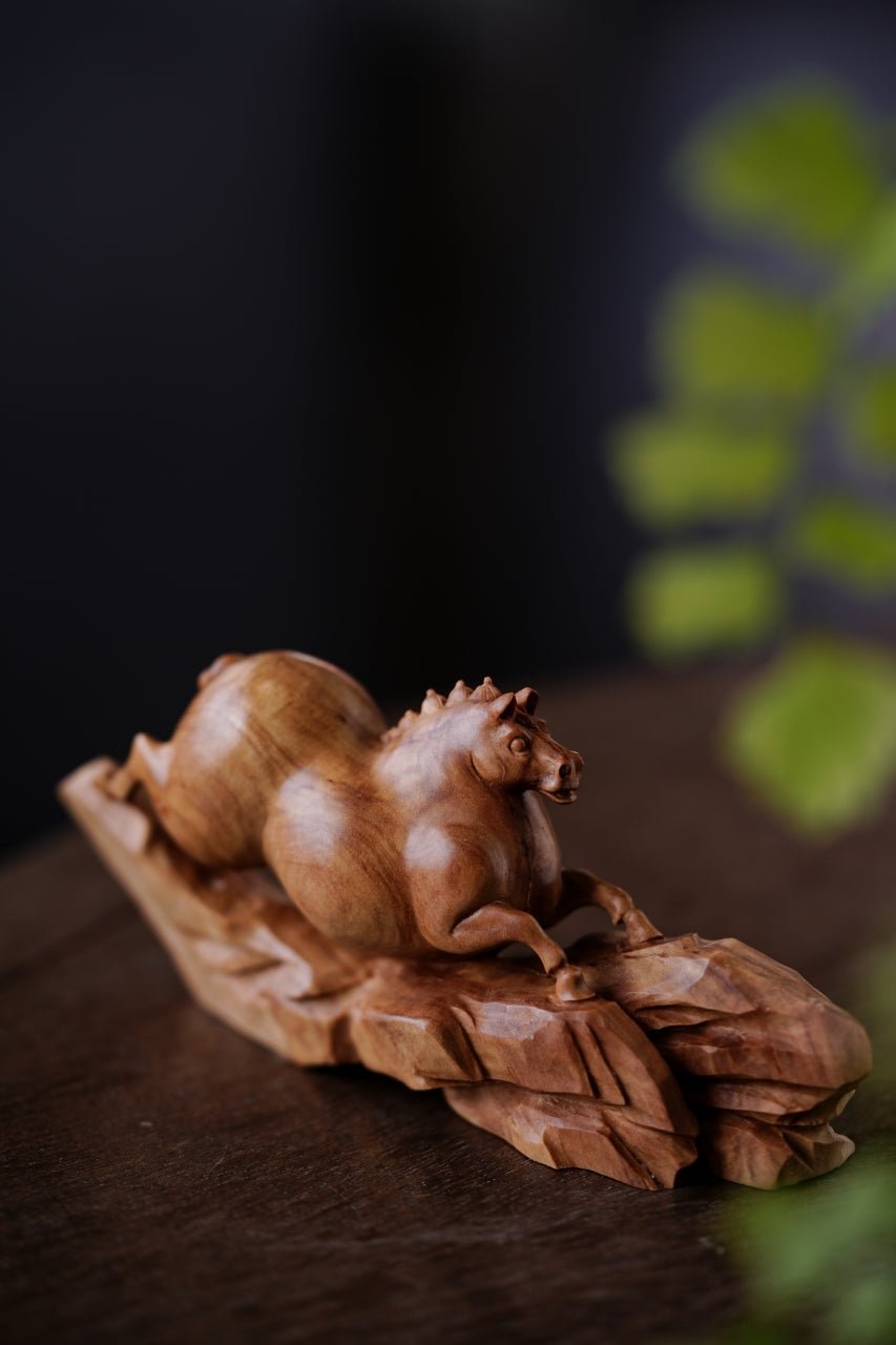 Tang Ma - Wood Sculpture - zycs_China